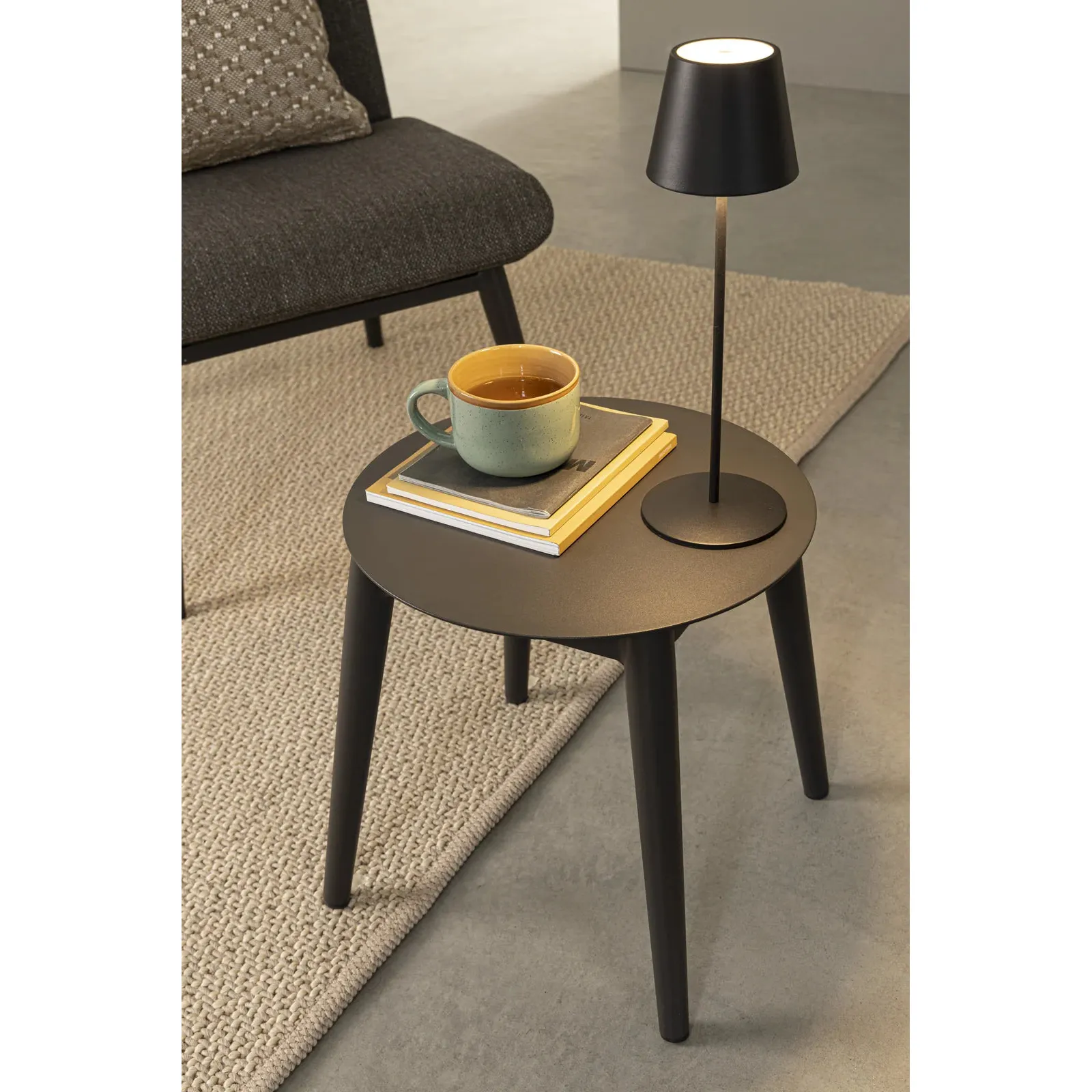 Etna Tischlampe LED Schwarz Höhe 38 cm - Image 2