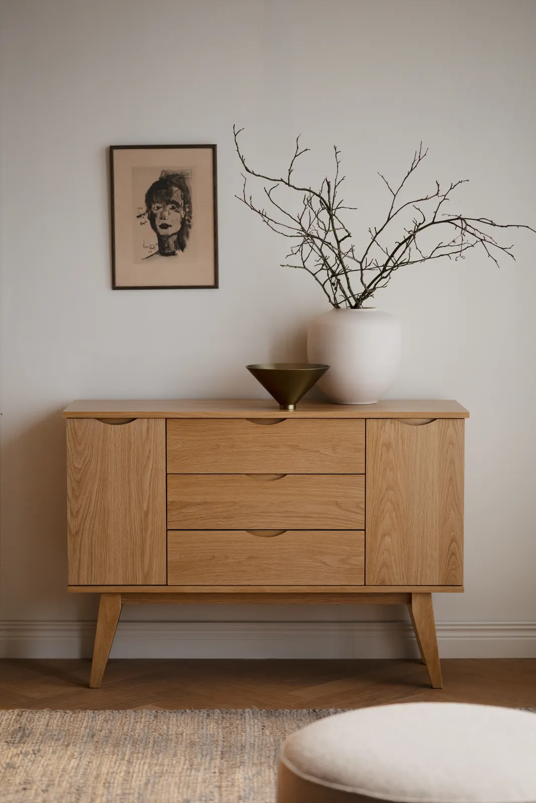 FILIPPA Sideboard aus Eiche 122x40x85 cm - Image 2