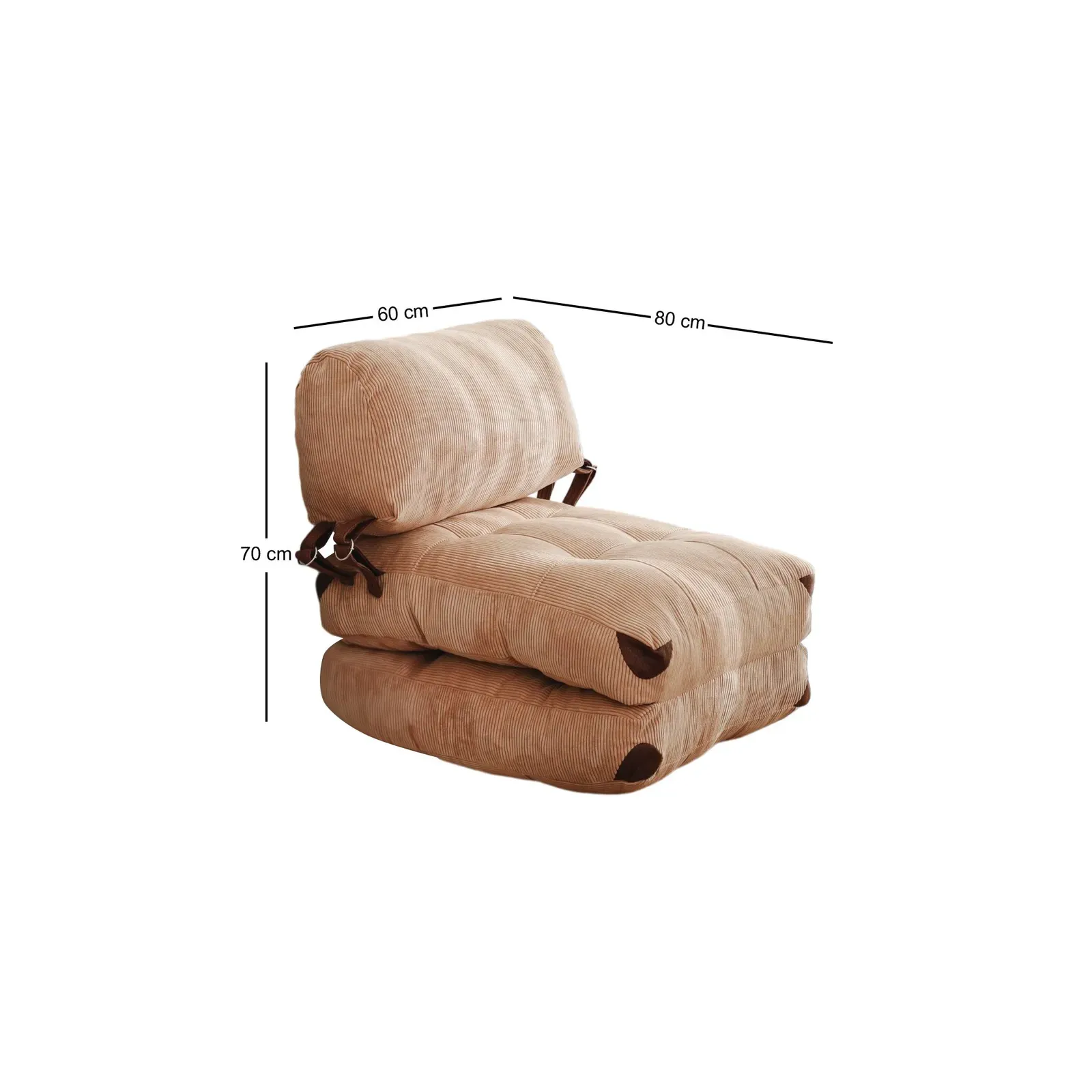 Fold 1-Sitzer Schlafsofa, 80x70 cm - Image 13