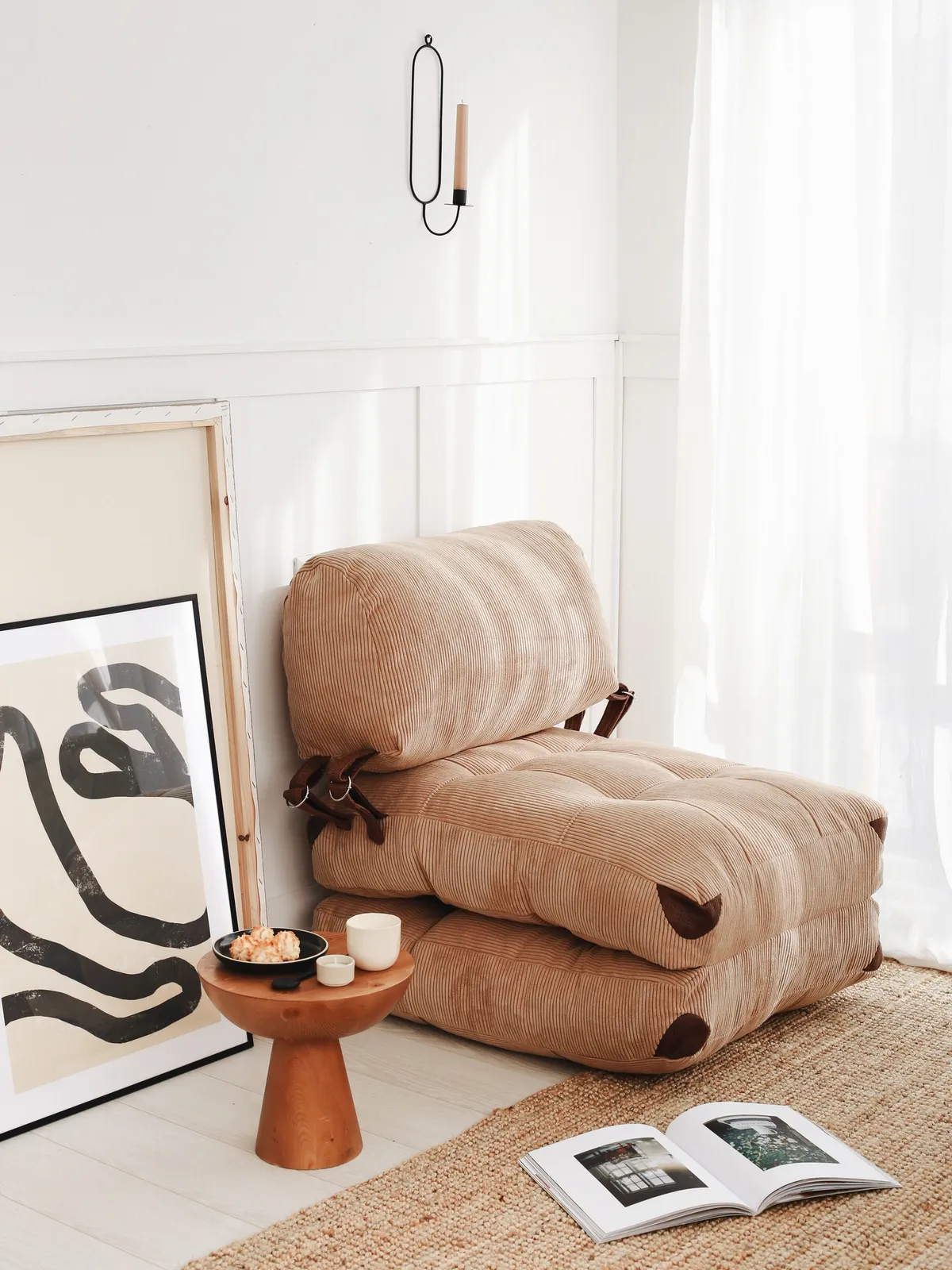 Fold 1-Sitzer Schlafsofa, 80x70 cm - Image 8