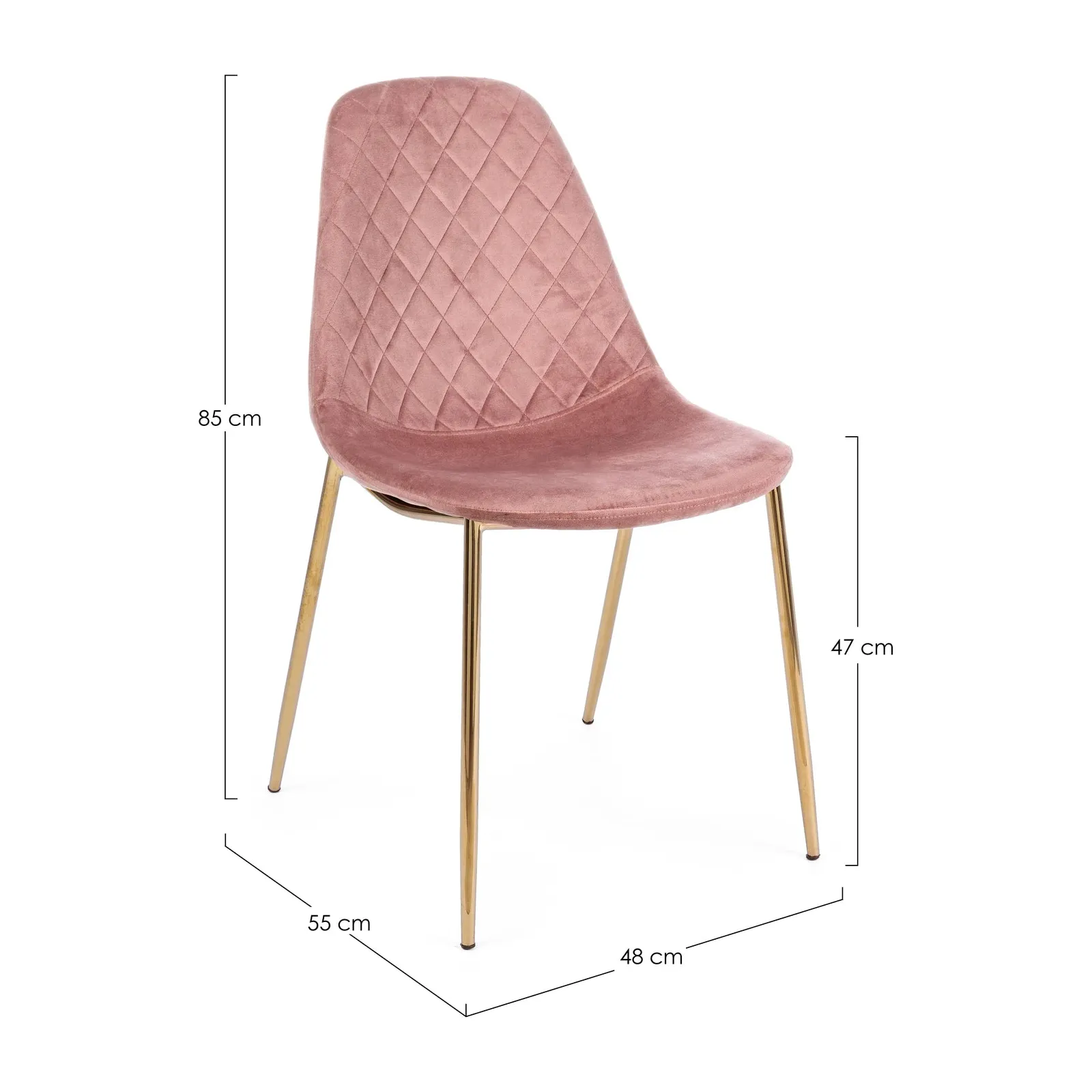 Frottee Samtstuhl Rosa - Image 5