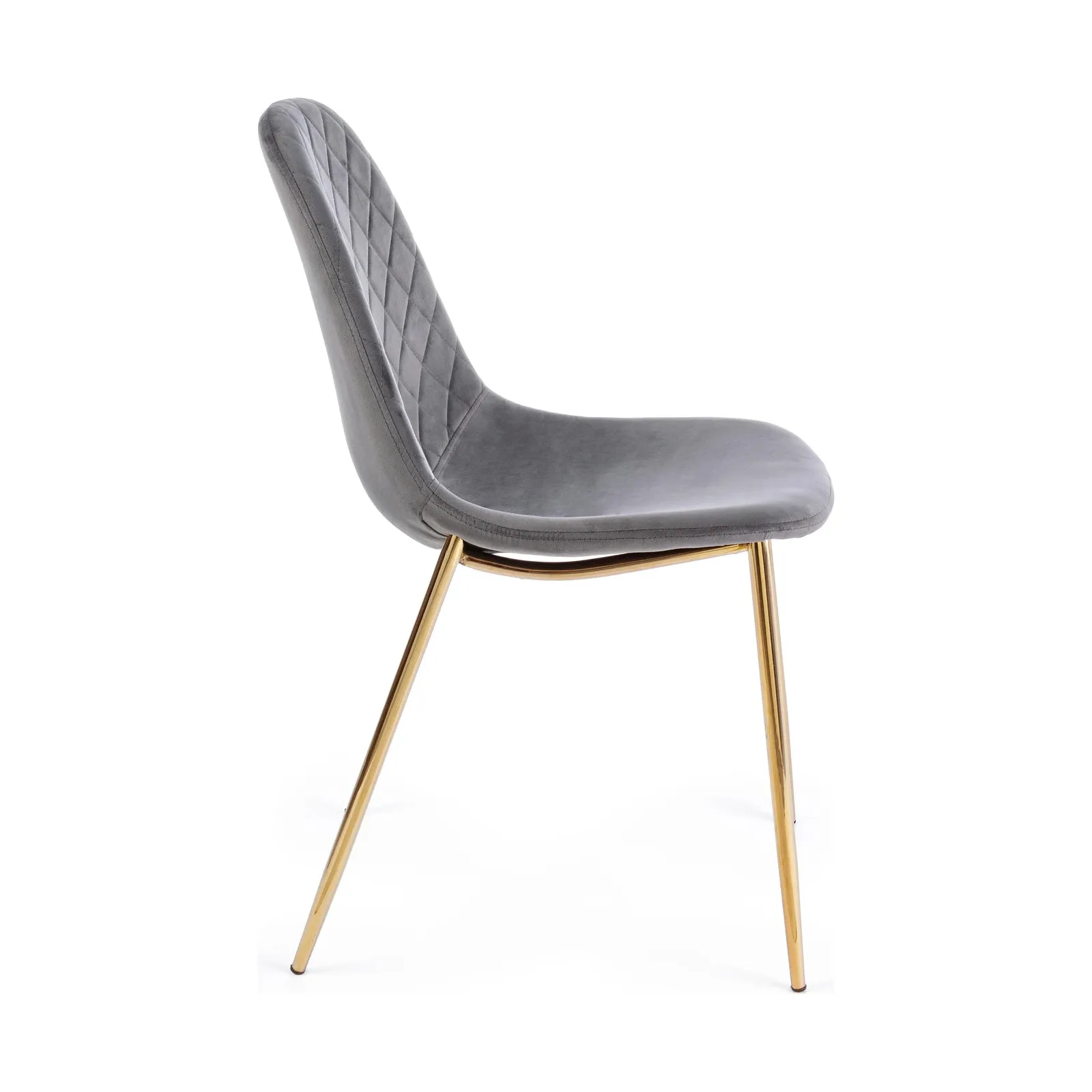 Frottee Stuhl Samt Dunkelgrau - Image 7