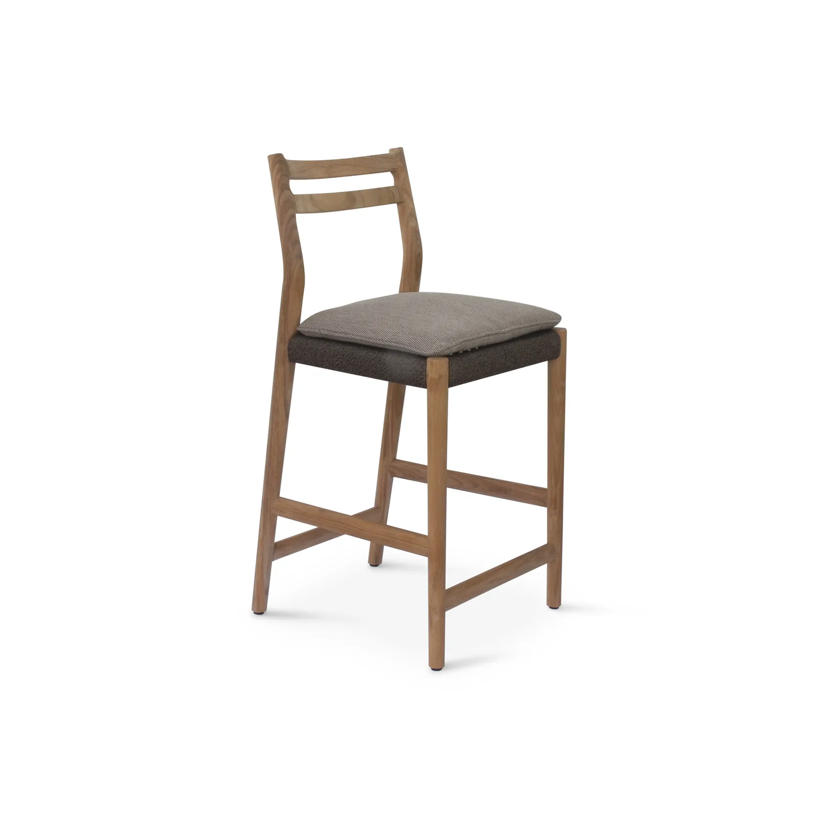 Garten Barhocker Florence aus Teakholz und Seil, Sitzhöhe 80 cm - Image 9