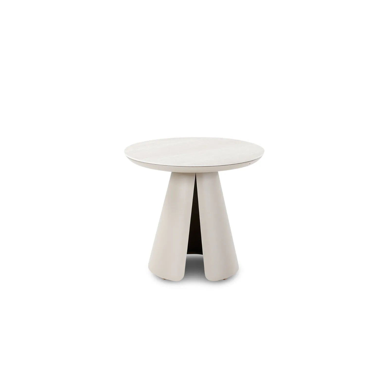 Garten Beistelltisch Ariba aus Aluminium in grau, 50x50x45 cm - Image 2