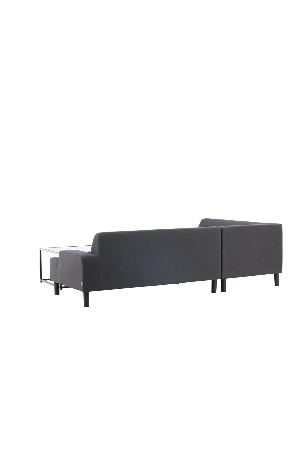 Garten Ecksofa-Set Mecka aus Acryl und Aluminium in Dunkelgrau - Image 12