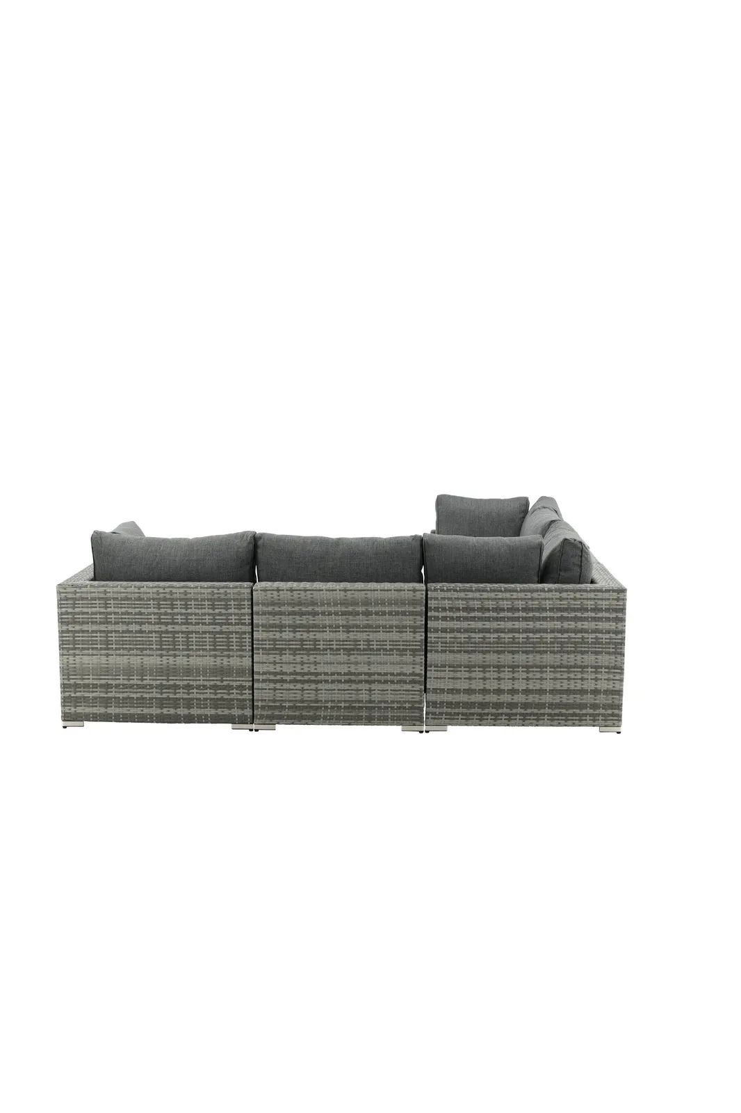Garten Lounge-Set Amazon aus Wicker und Aluminium in Grau - Image 6