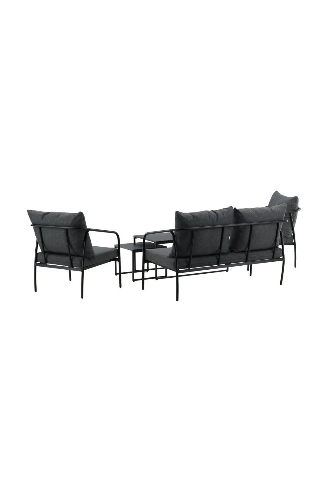 Garten Set Sopot aus Stahl in Schwarz - Image 7