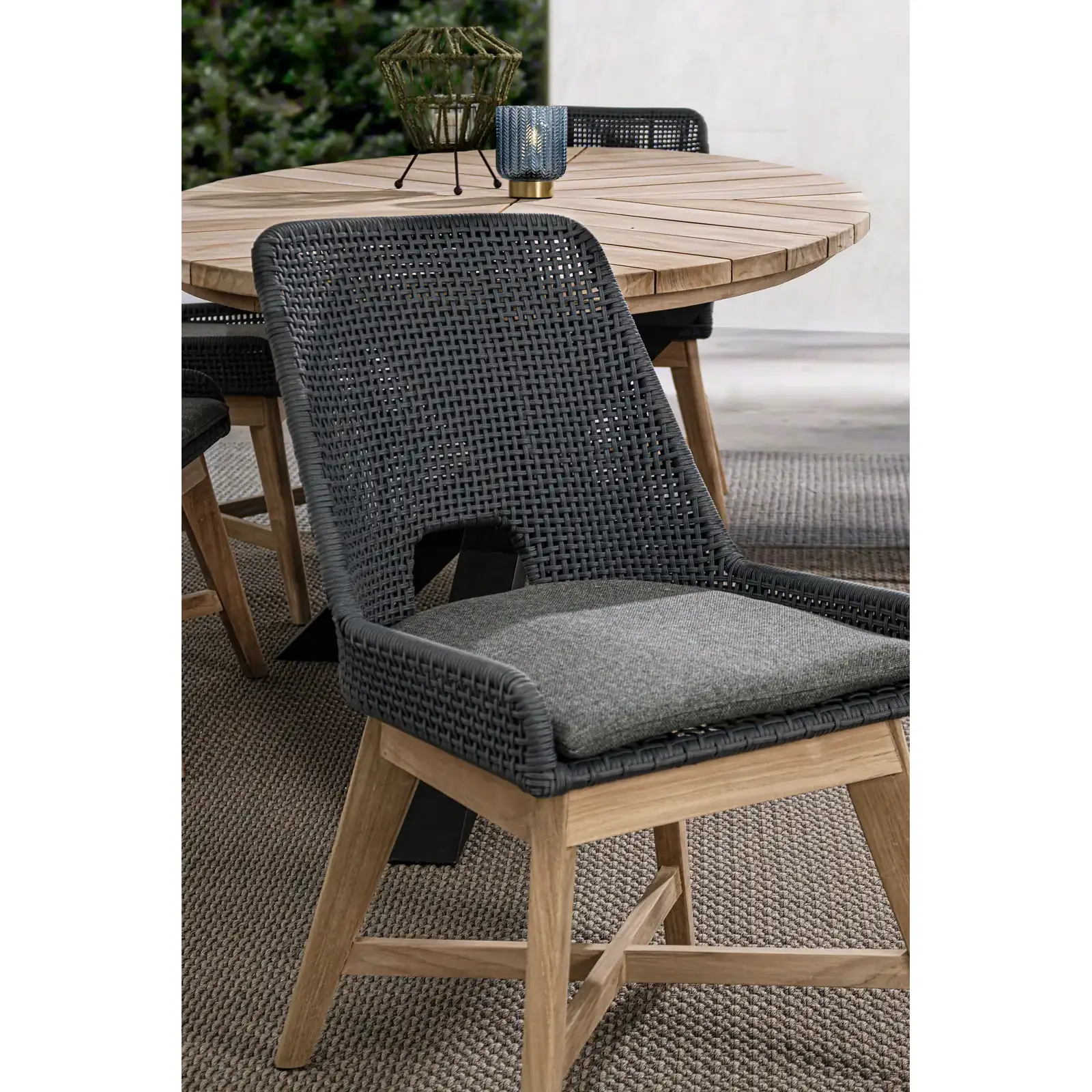 Gartenstuhl mit Kissen Hesperia Slate - Image 2