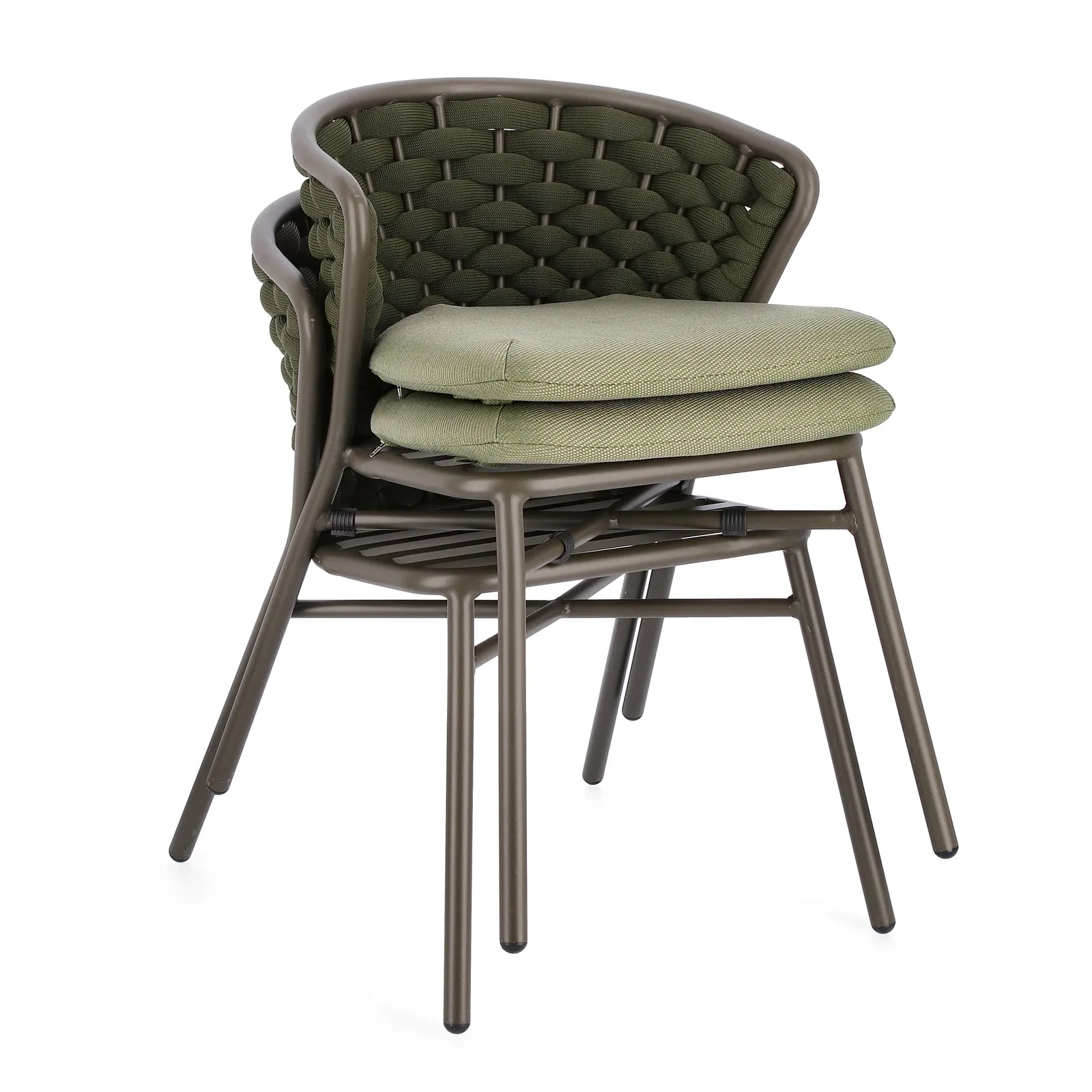 Gartenstuhl mit Kissen Harlow Olive QS24 - Image 13