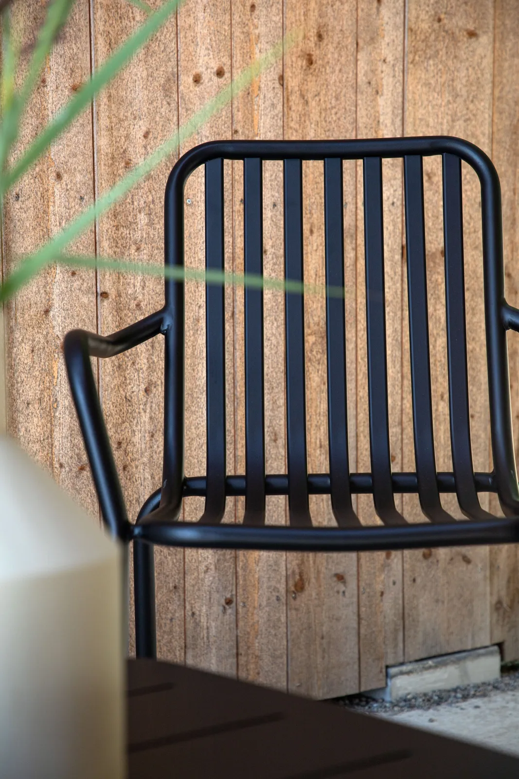 Gartenstuhl Peking aus Aluminium in Schwarz - Image 5