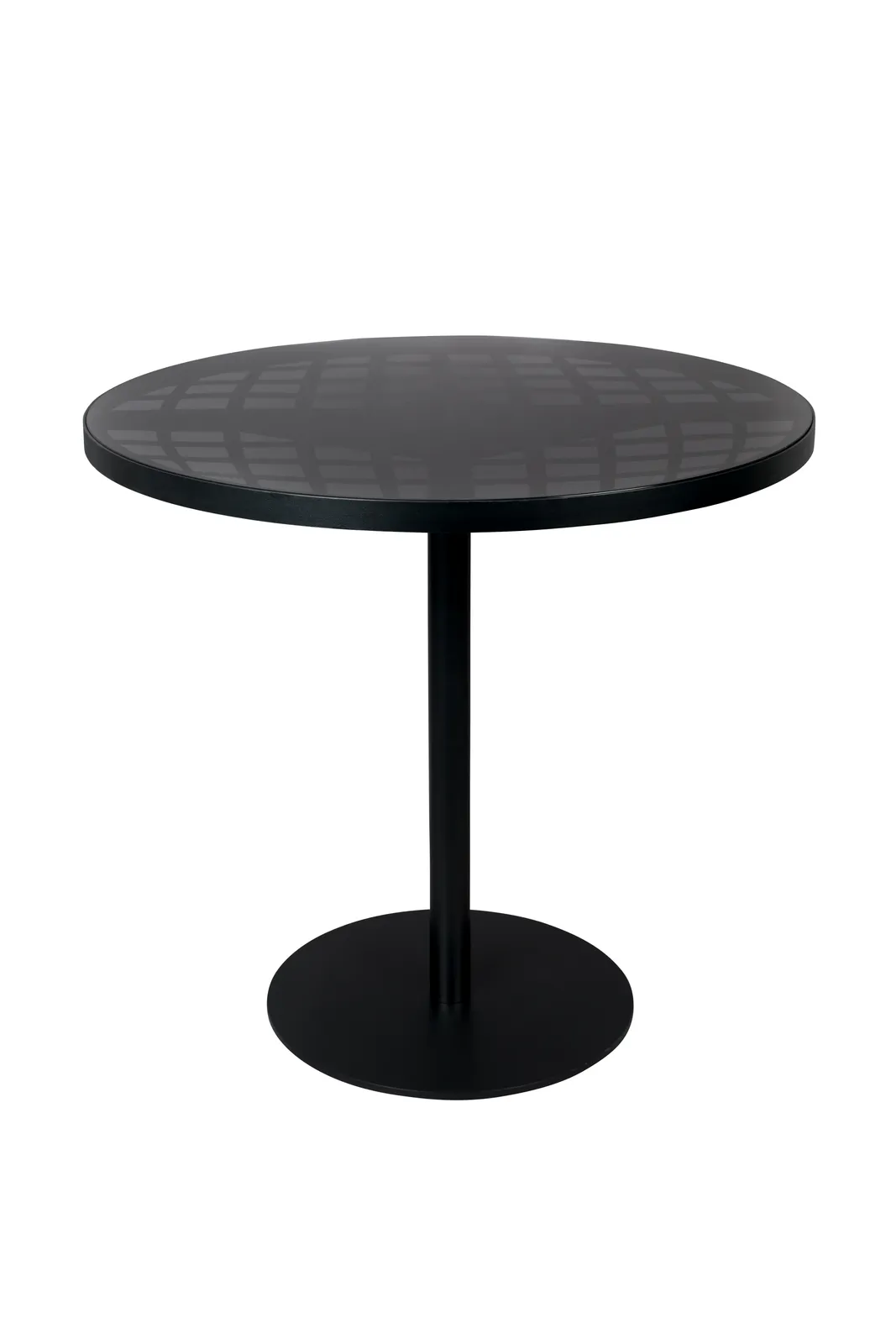 Gartentisch Albert Garden Bistro aus Aluminium, mit Glasplatte, 80x80x76 cm