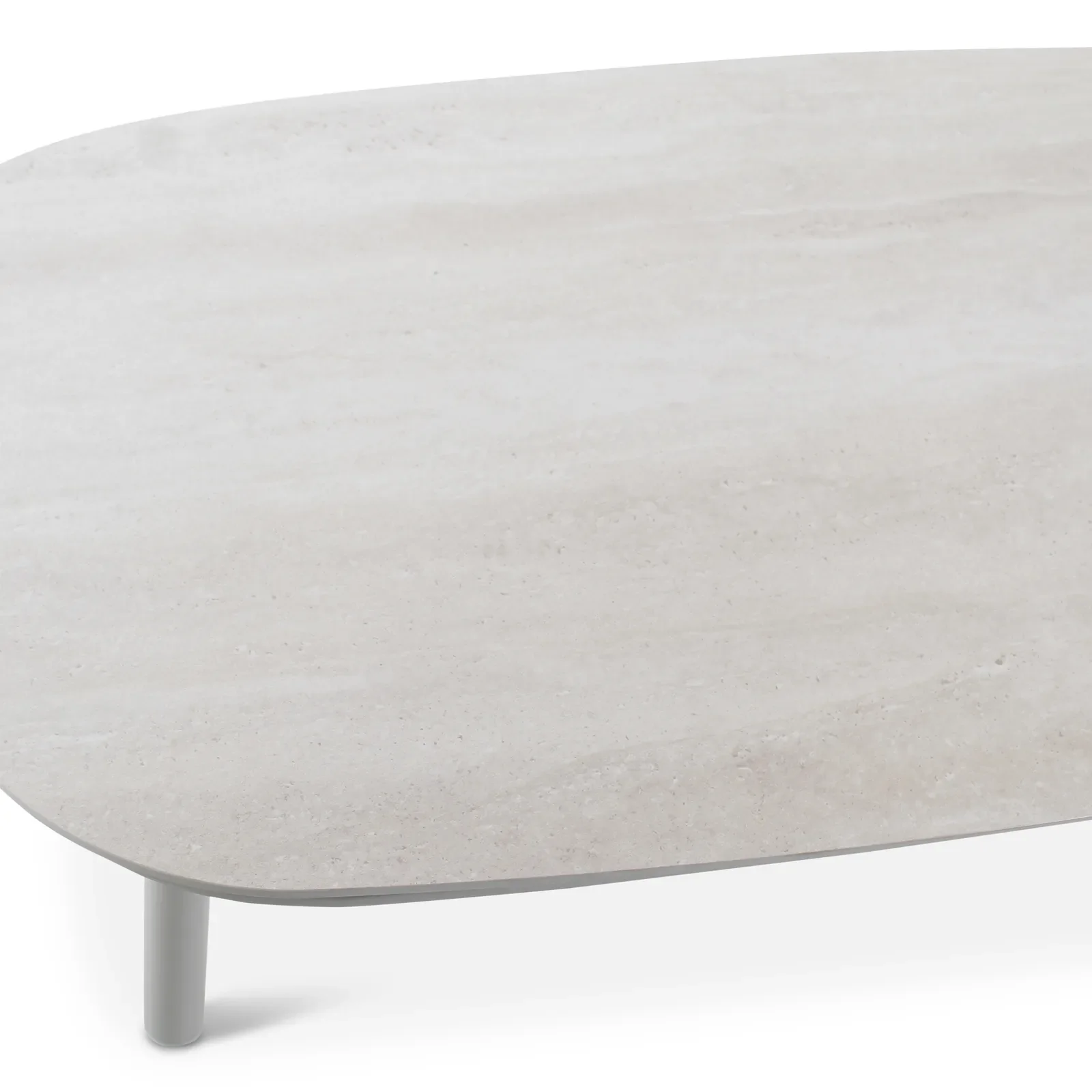 Gartencouchtisch Liv aus Aluminium sandfarbend, 120x65x31 cm - Image 5