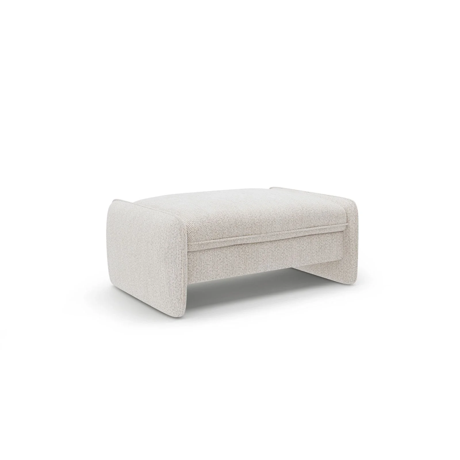 Georgia Pouf aus Samt oder Chenille, 115x70 cm - Image 29