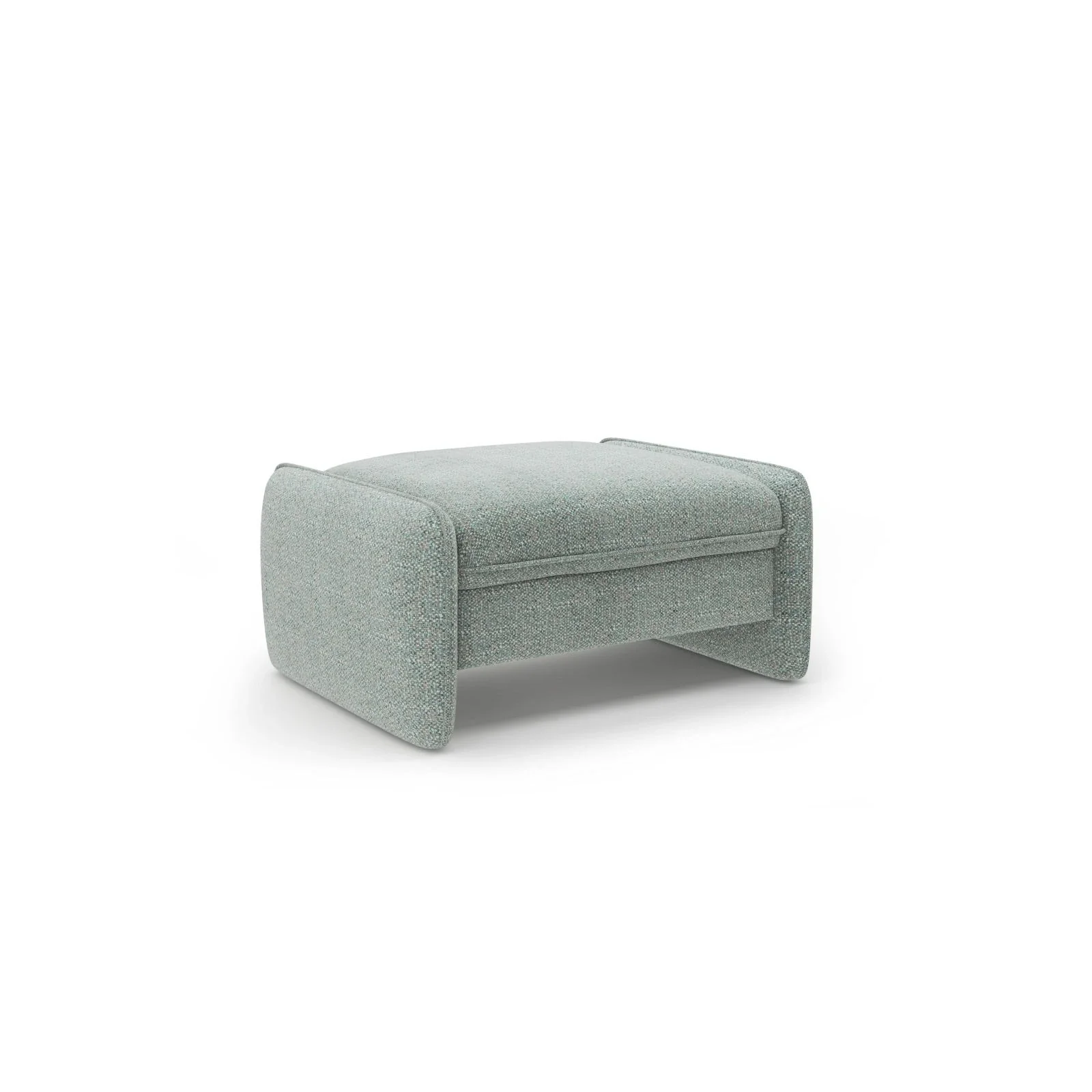Georgia Pouf aus Samt oder Chenille, 95x70 cm - Image 44