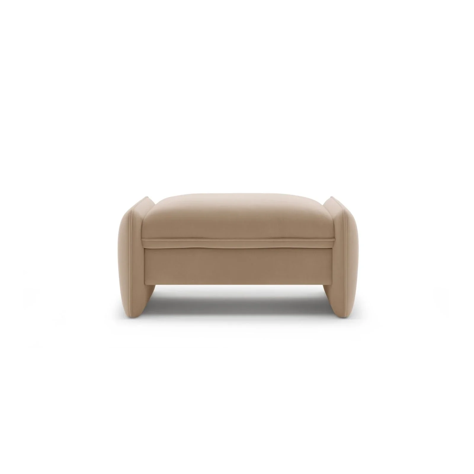 Georgia Pouf aus Samt oder Chenille, 95x70 cm - Image 7