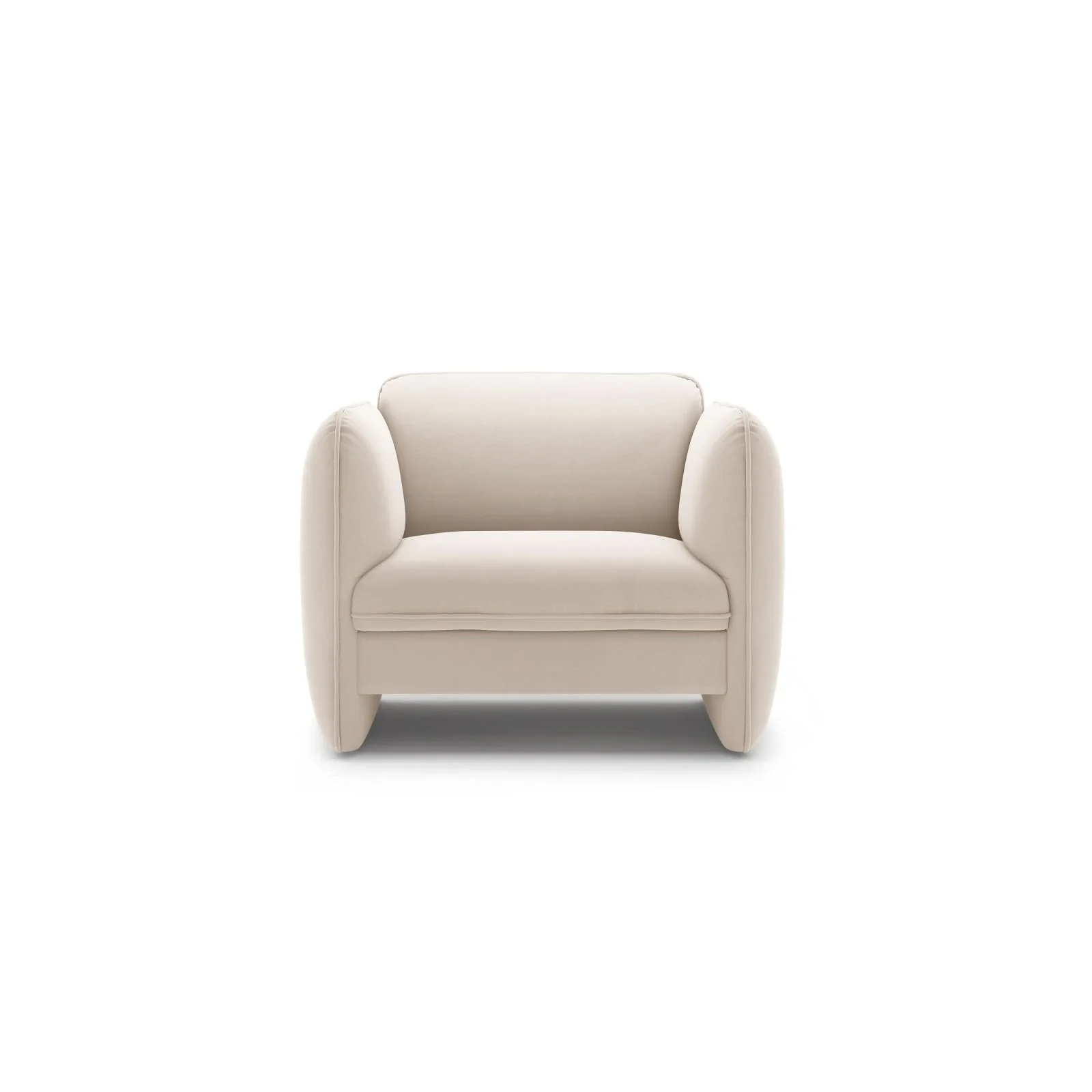 Georgia Sessel aus Samt oder Chenille, 105x90 cm - Image 5