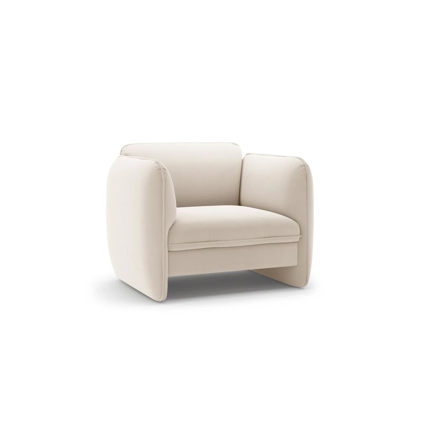 Georgia Sessel aus Samt oder Chenille, 105x90 cm - Image 6