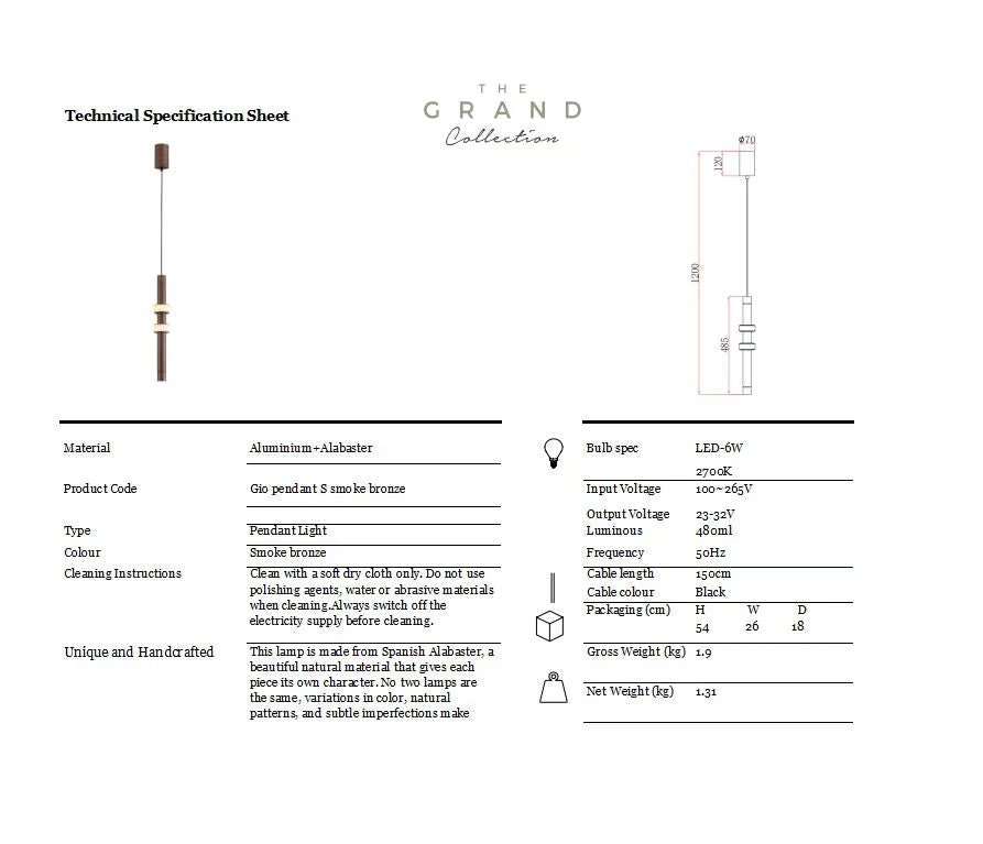 GIO Pendelleuchte - Zwei Ringe - Image 6
