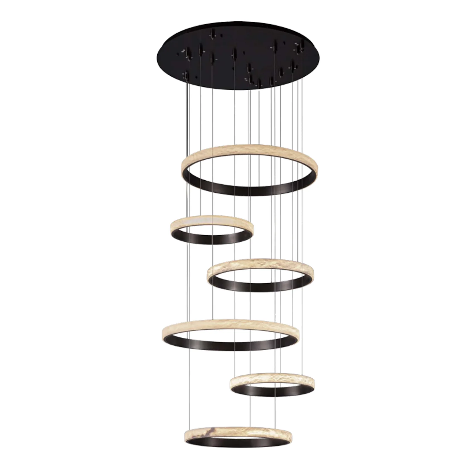 GIUSEPPE Kronleuchter Ringleuchte 6er-Set