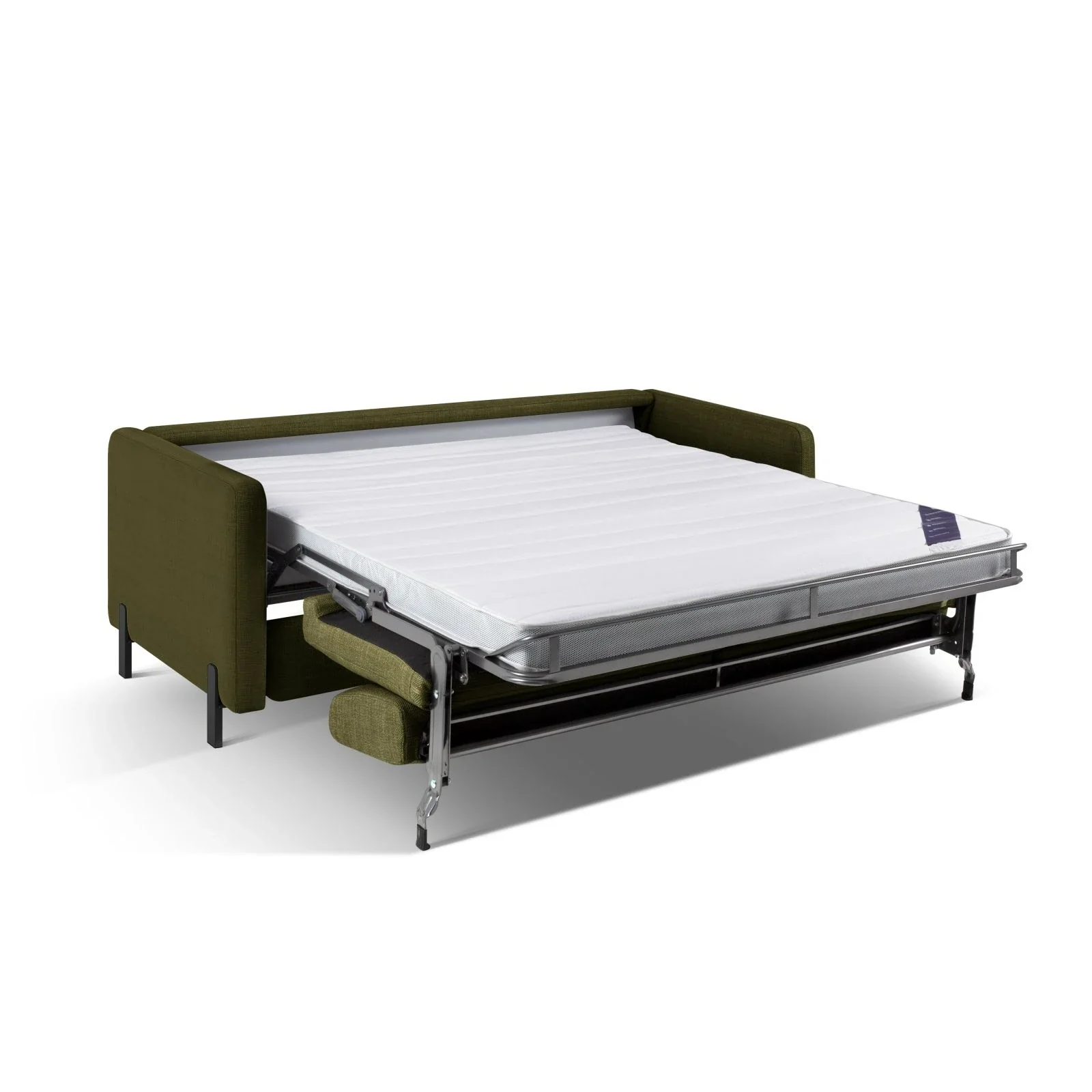 Gloria 3-Sitzer Sofa, ausklappbar, mit Schlaffunktion, mit Bezug aus Samt oder Strukturstoff, 202x102 cm - Image 12