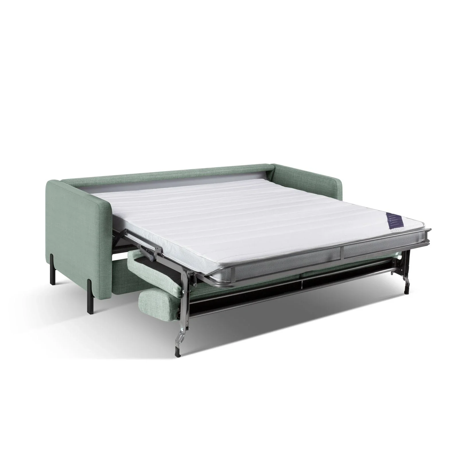 Gloria 3-Sitzer Sofa, ausklappbar, mit Schlaffunktion, mit Bezug aus Samt oder Strukturstoff, 202x102 cm - Image 47