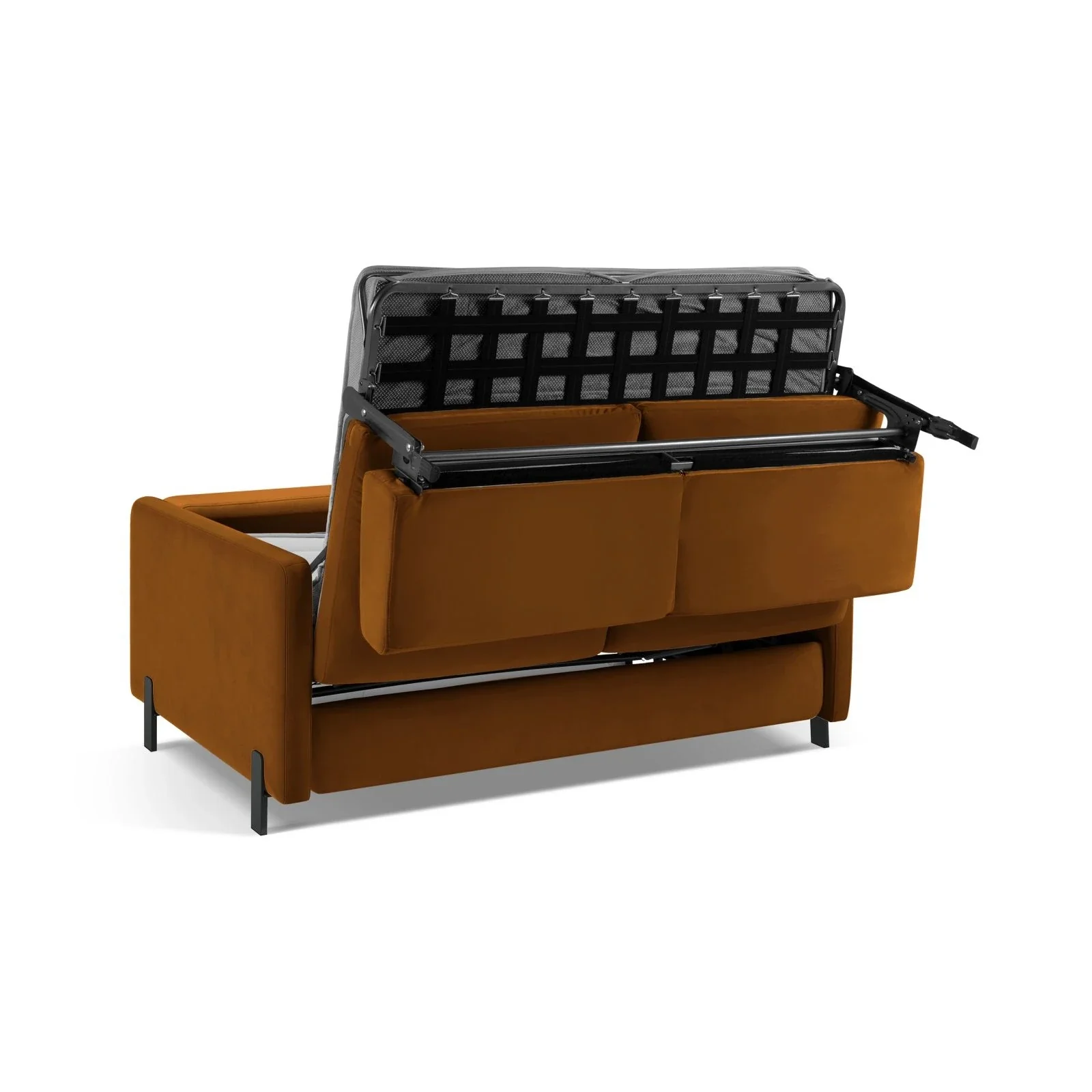 Gloria 3-Sitzer Sofa, ausklappbar, mit Schlaffunktion, mit Bezug aus Samt oder Strukturstoff, 202x102 cm - Image 77