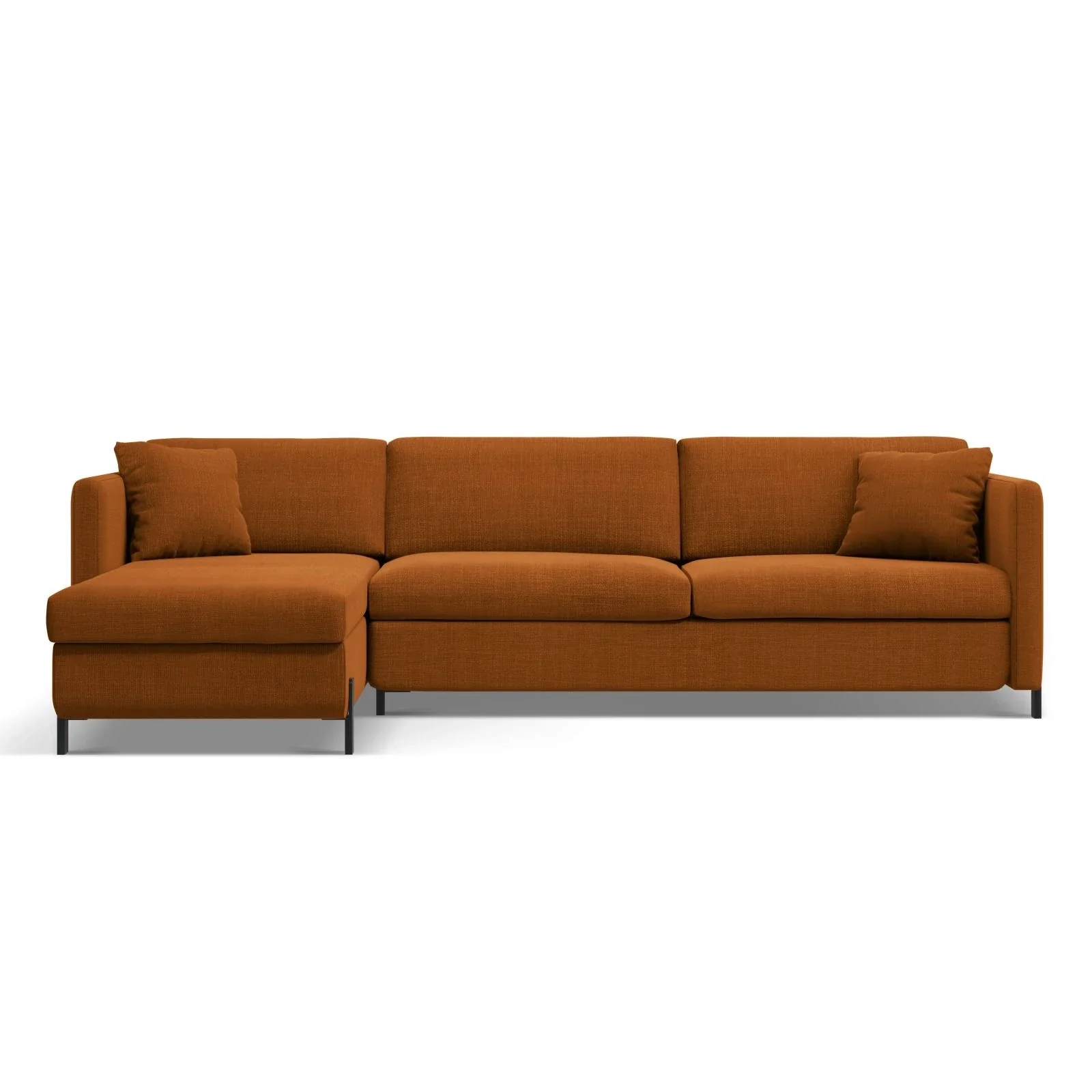 Gloria 4-Sitzer Ecksofa Links, ausklappbar, mit Schlaffunktion, mit Bezug aus Samt oder Strukturstoff, 280x170 cm - Image 15