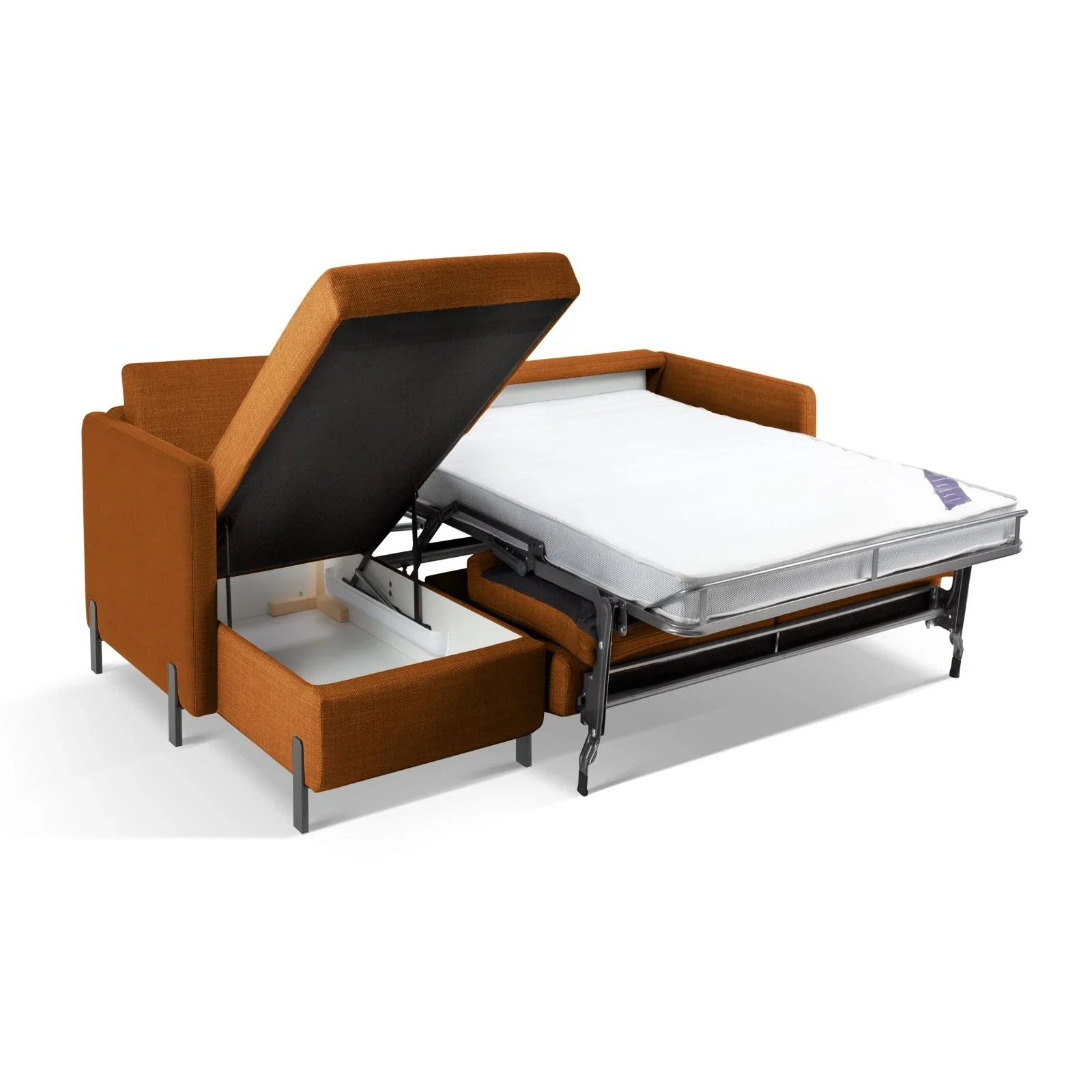 Gloria 4-Sitzer Ecksofa Links, ausklappbar, mit Schlaffunktion, mit Bezug aus Samt oder Strukturstoff, 280x170 cm - Image 19