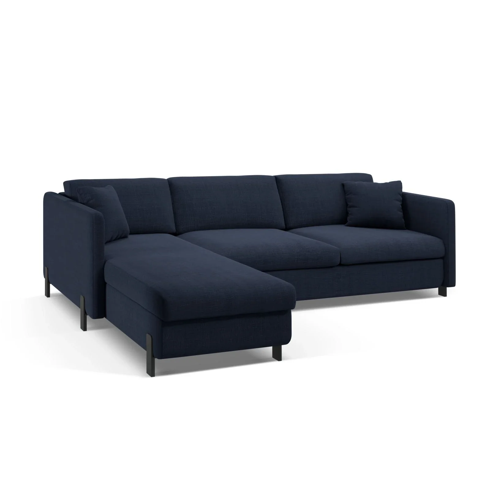 Gloria 4-Sitzer Ecksofa Links, ausklappbar, mit Schlaffunktion, mit Bezug aus Samt oder Strukturstoff, 280x170 cm - Image 24