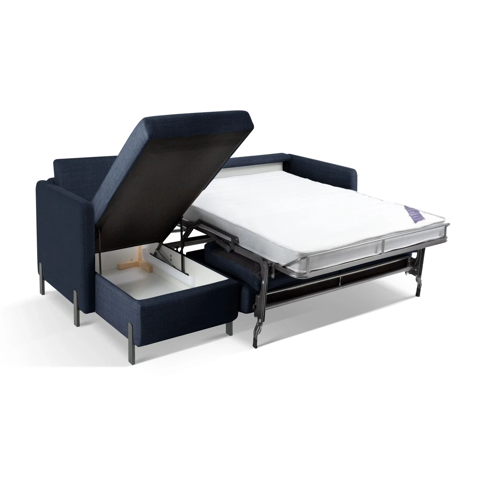 Gloria 4-Sitzer Ecksofa Links, ausklappbar, mit Schlaffunktion, mit Bezug aus Samt oder Strukturstoff, 280x170 cm - Image 26