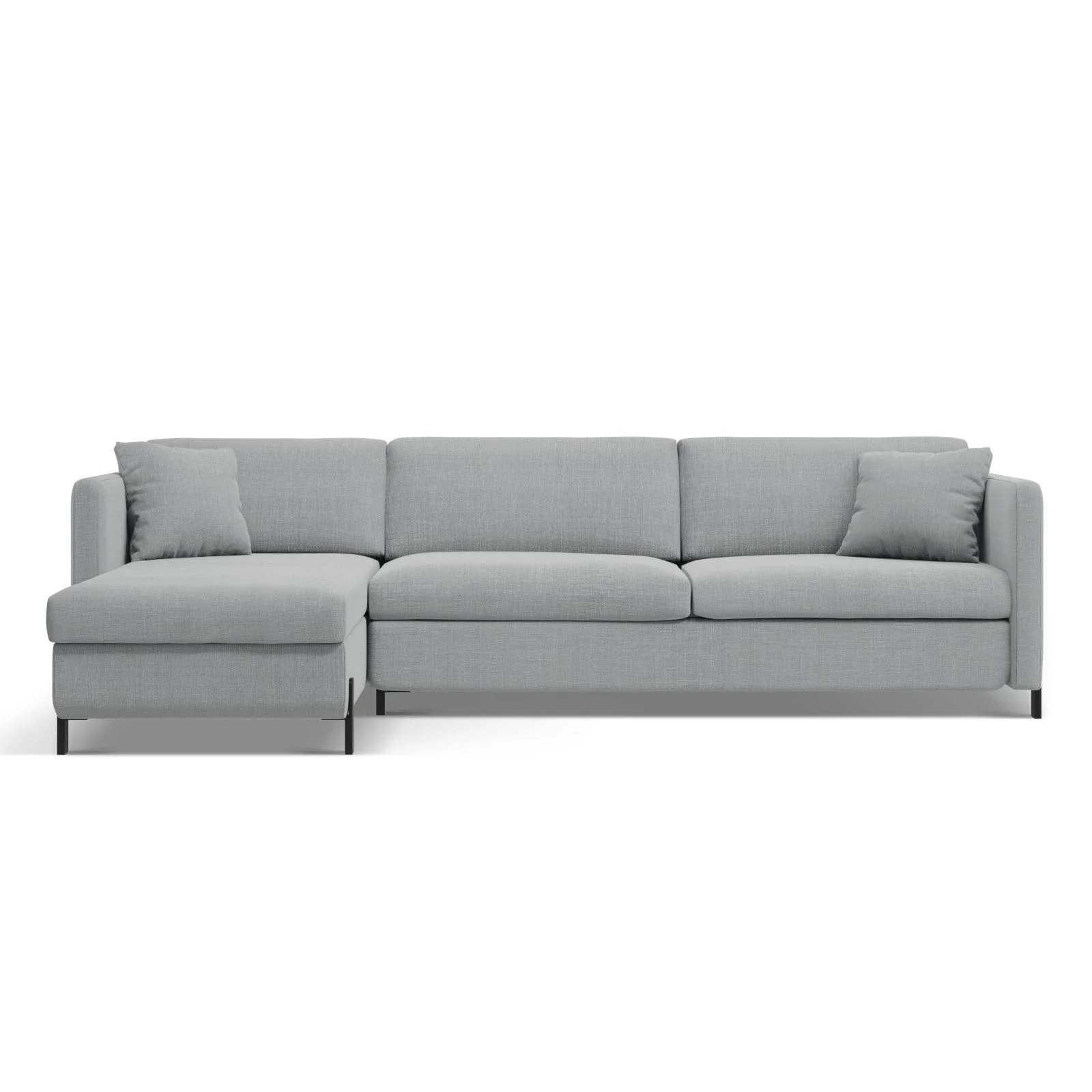 Gloria 4-Sitzer Ecksofa Links, ausklappbar, mit Schlaffunktion, mit Bezug aus Samt oder Strukturstoff, 280x170 cm - Image 29