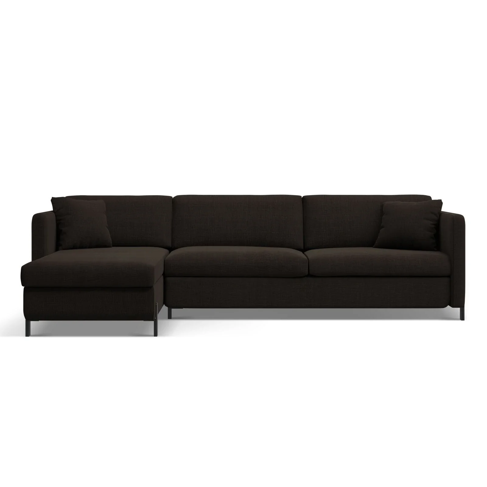 Gloria 4-Sitzer Ecksofa Links, ausklappbar, mit Schlaffunktion, mit Bezug aus Samt oder Strukturstoff, 280x170 cm - Image 36