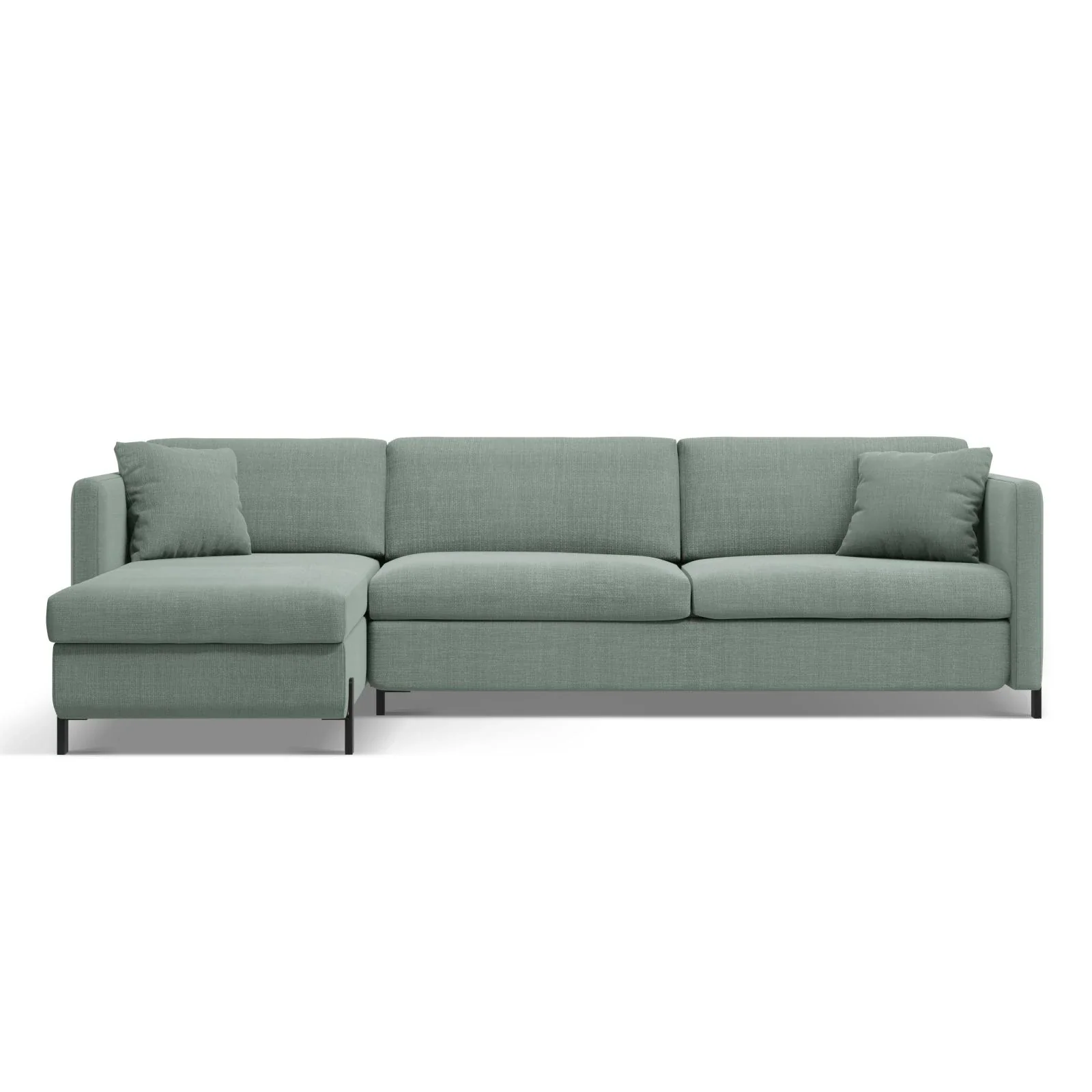 Gloria 4-Sitzer Ecksofa Links, ausklappbar, mit Schlaffunktion, mit Bezug aus Samt oder Strukturstoff, 280x170 cm - Image 43