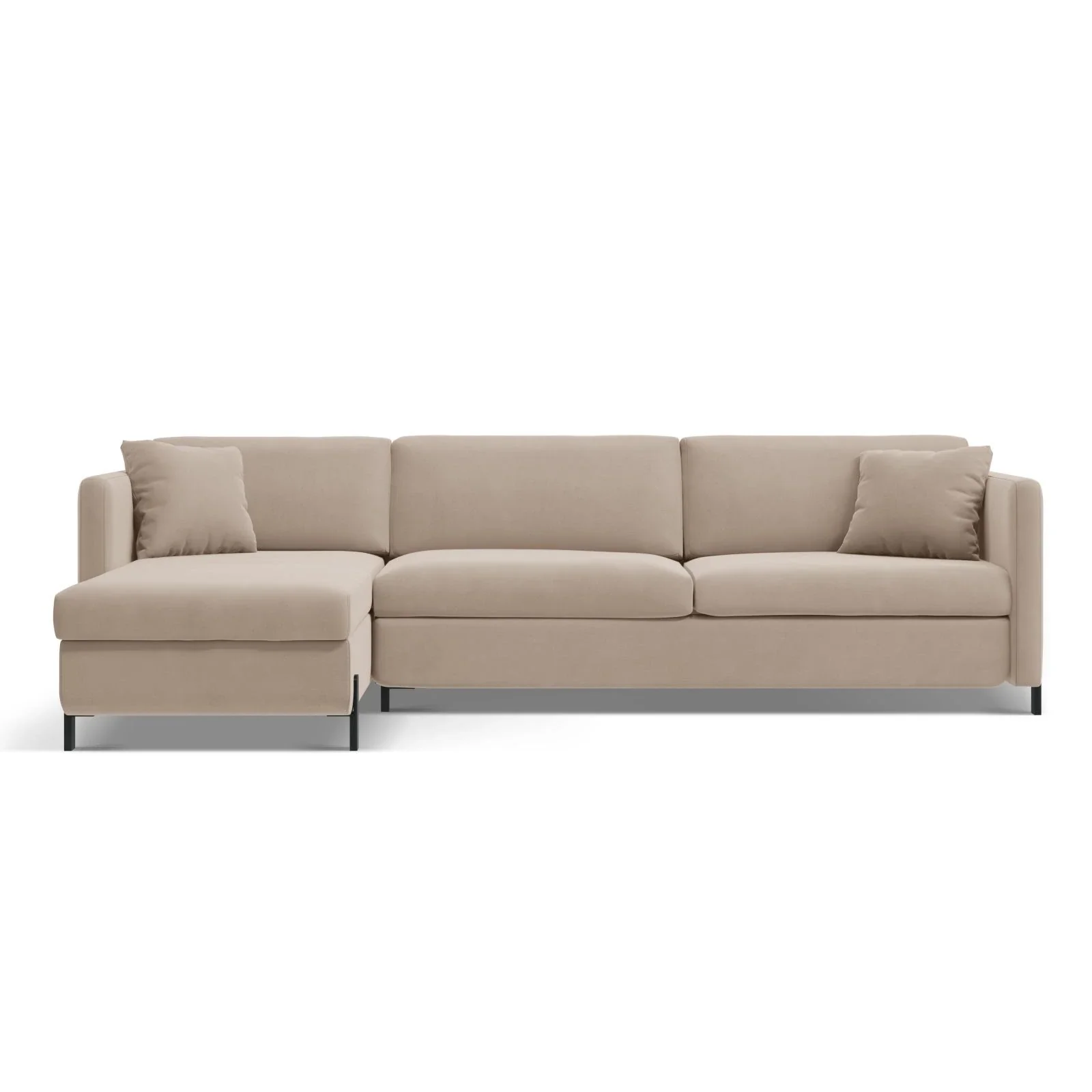 Gloria 4-Sitzer Ecksofa Links, ausklappbar, mit Schlaffunktion, mit Bezug aus Samt oder Strukturstoff, 280x170 cm - Image 51