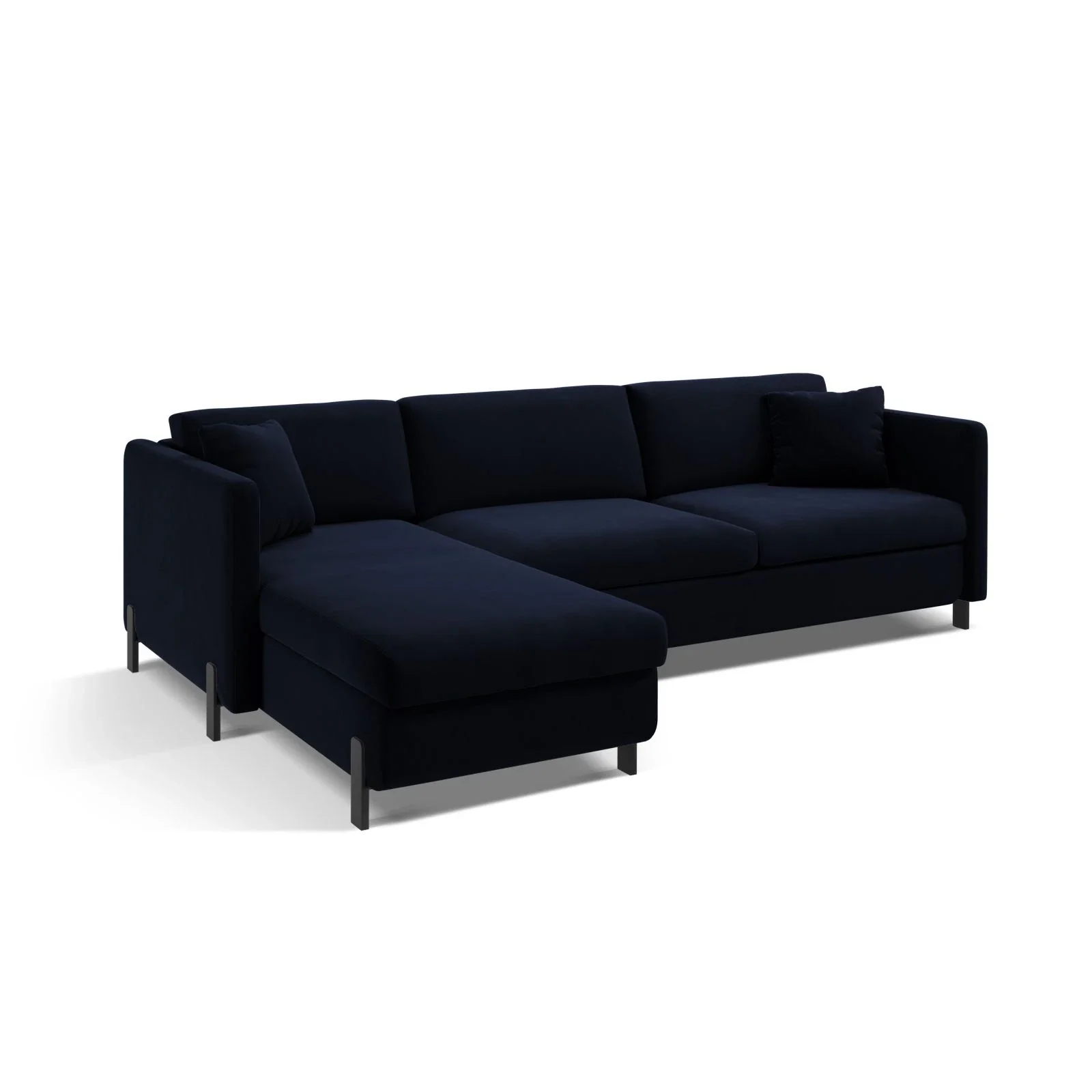 Gloria 4-Sitzer Ecksofa Links, ausklappbar, mit Schlaffunktion, mit Bezug aus Samt oder Strukturstoff, 280x170 cm - Image 65