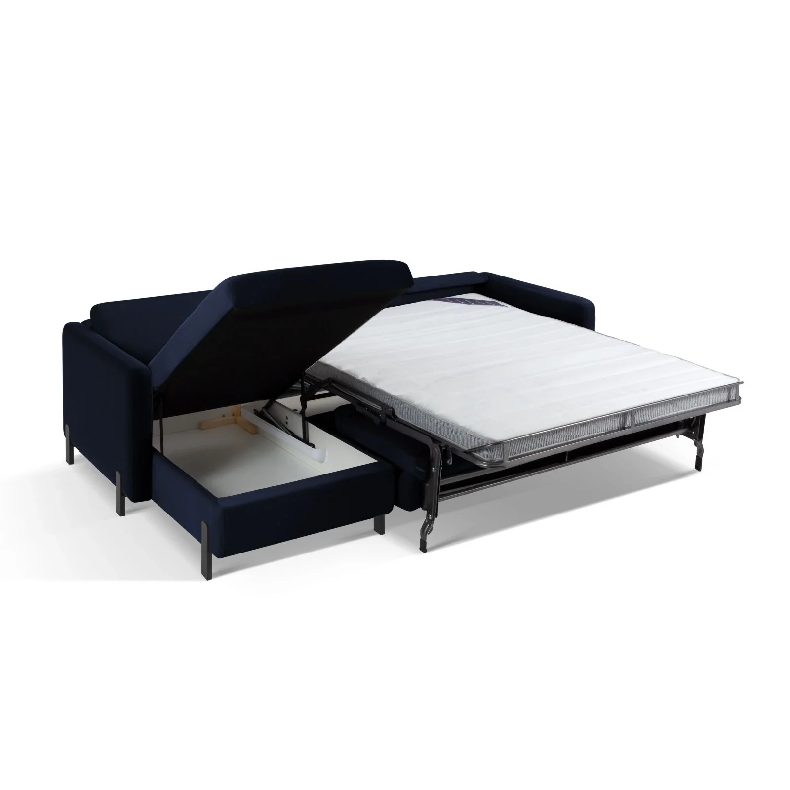 Gloria 4-Sitzer Ecksofa Links, ausklappbar, mit Schlaffunktion, mit Bezug aus Samt oder Strukturstoff, 280x170 cm - Image 66