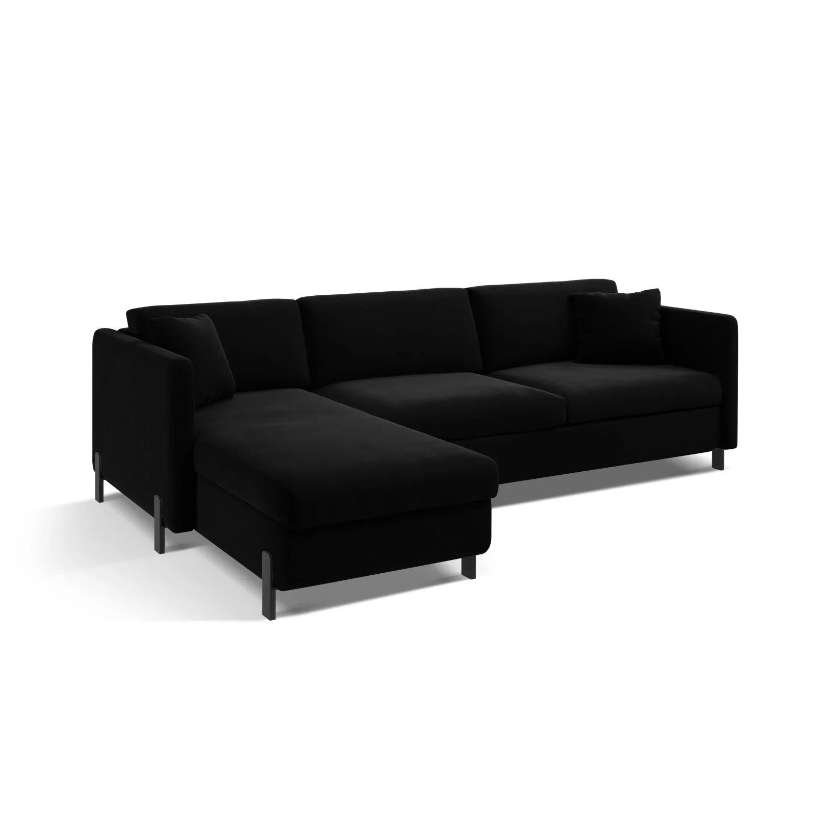 Gloria 4-Sitzer Ecksofa Links, ausklappbar, mit Schlaffunktion, mit Bezug aus Samt oder Strukturstoff, 280x170 cm - Image 89