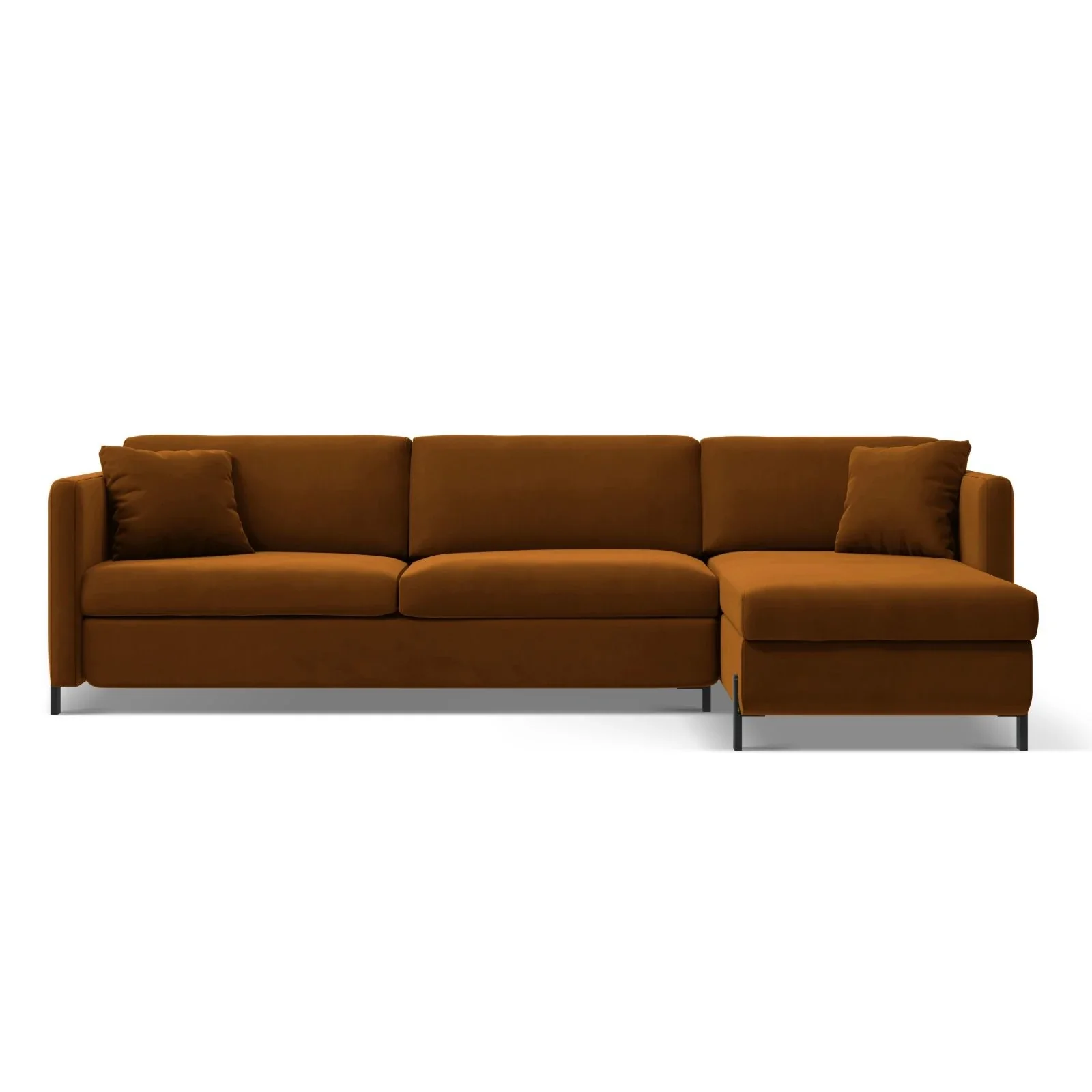 Gloria 4-Sitzer Ecksofa Rechts, ausklappbar, mit Schlaffunktion, mit Bezug aus Samt oder Strukturstoff, 260x170 cm - Image 75