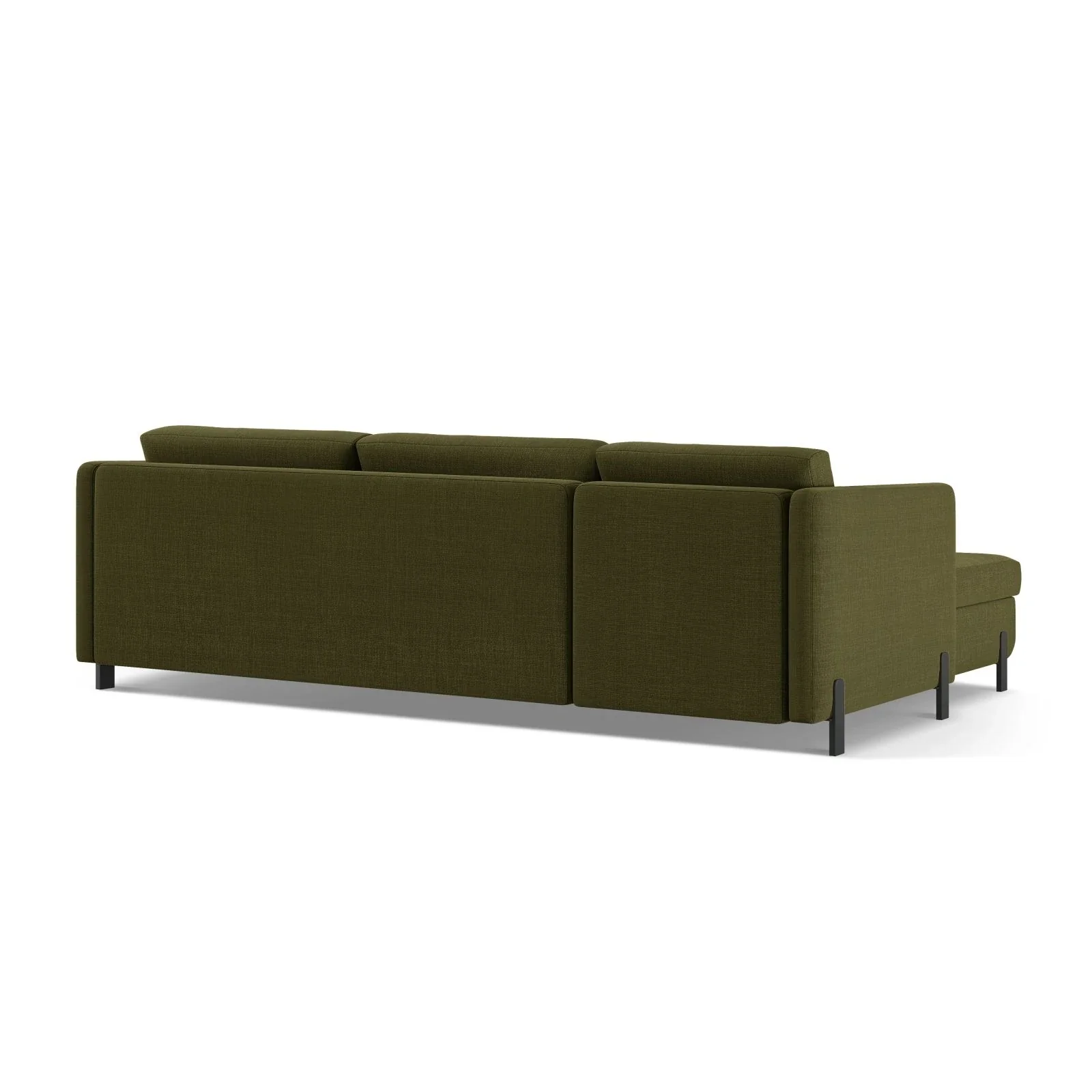 Gloria 4-Sitzer Ecksofa Rechts, ausklappbar, mit Schlaffunktion, mit Bezug aus Samt oder Strukturstoff, 280x170 cm - Image 13