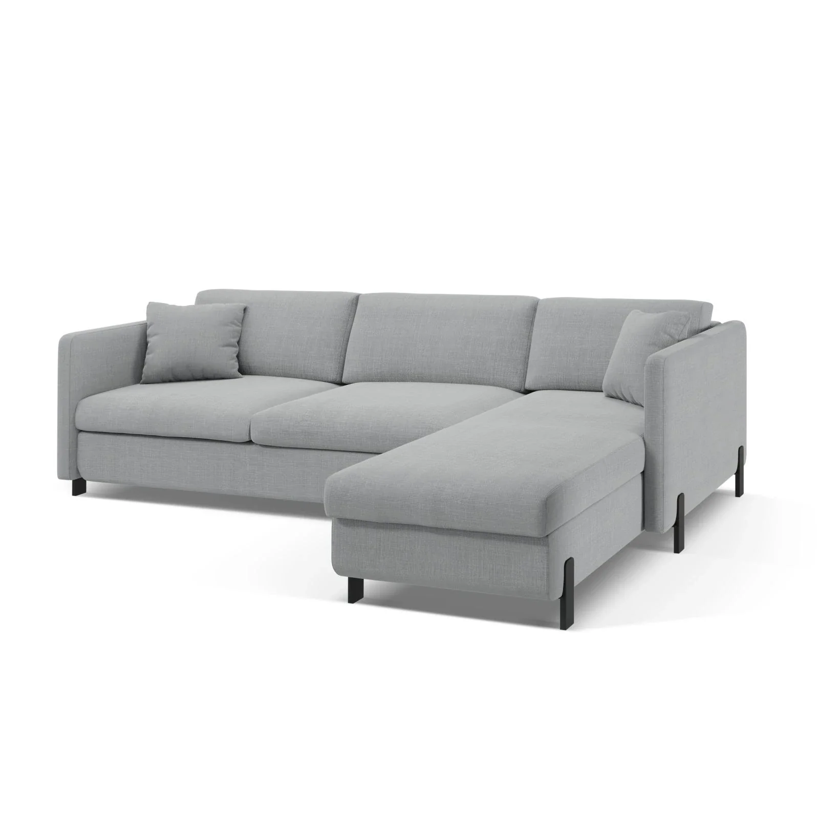 Gloria 4-Sitzer Ecksofa Rechts, ausklappbar, mit Schlaffunktion, mit Bezug aus Samt oder Strukturstoff, 280x170 cm - Image 31