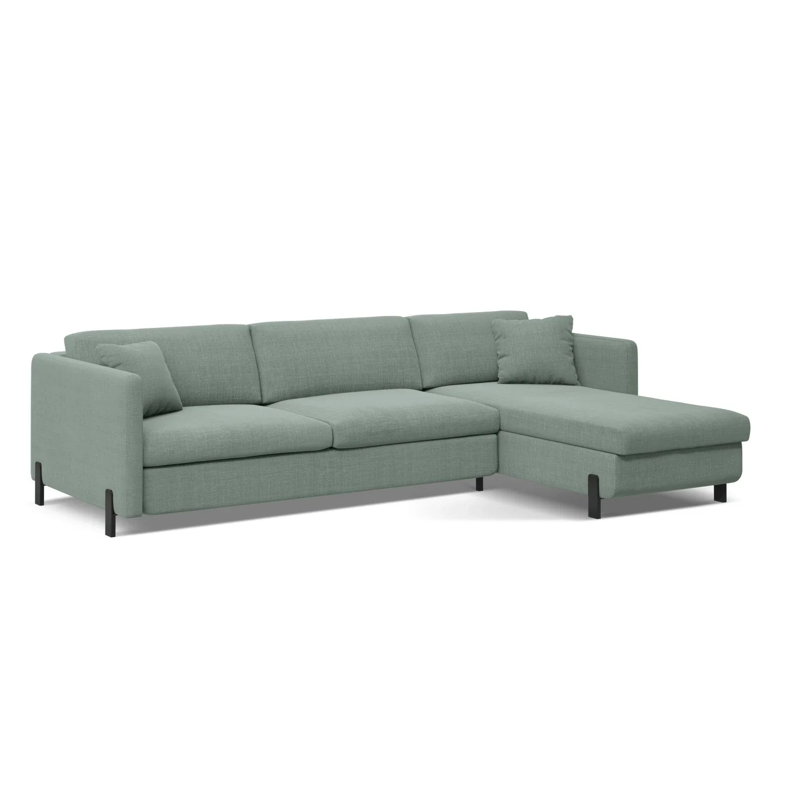 Gloria 4-Sitzer Ecksofa Rechts, ausklappbar, mit Schlaffunktion, mit Bezug aus Samt oder Strukturstoff, 280x170 cm - Image 46