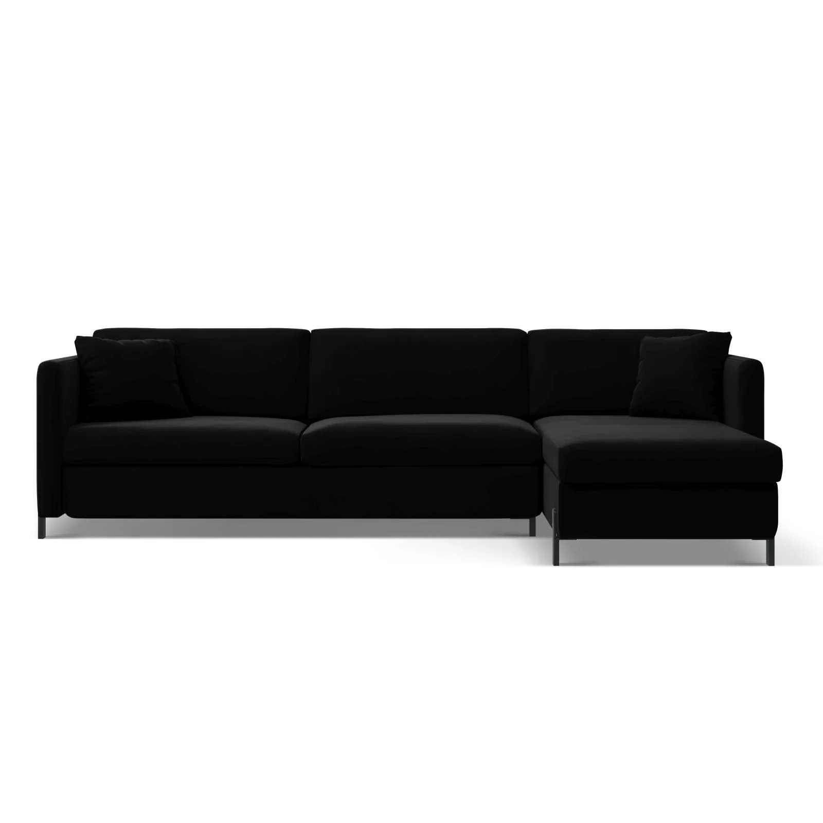 Gloria 4-Sitzer Ecksofa Rechts, ausklappbar, mit Schlaffunktion, mit Bezug aus Samt oder Strukturstoff, 280x170 cm - Image 87