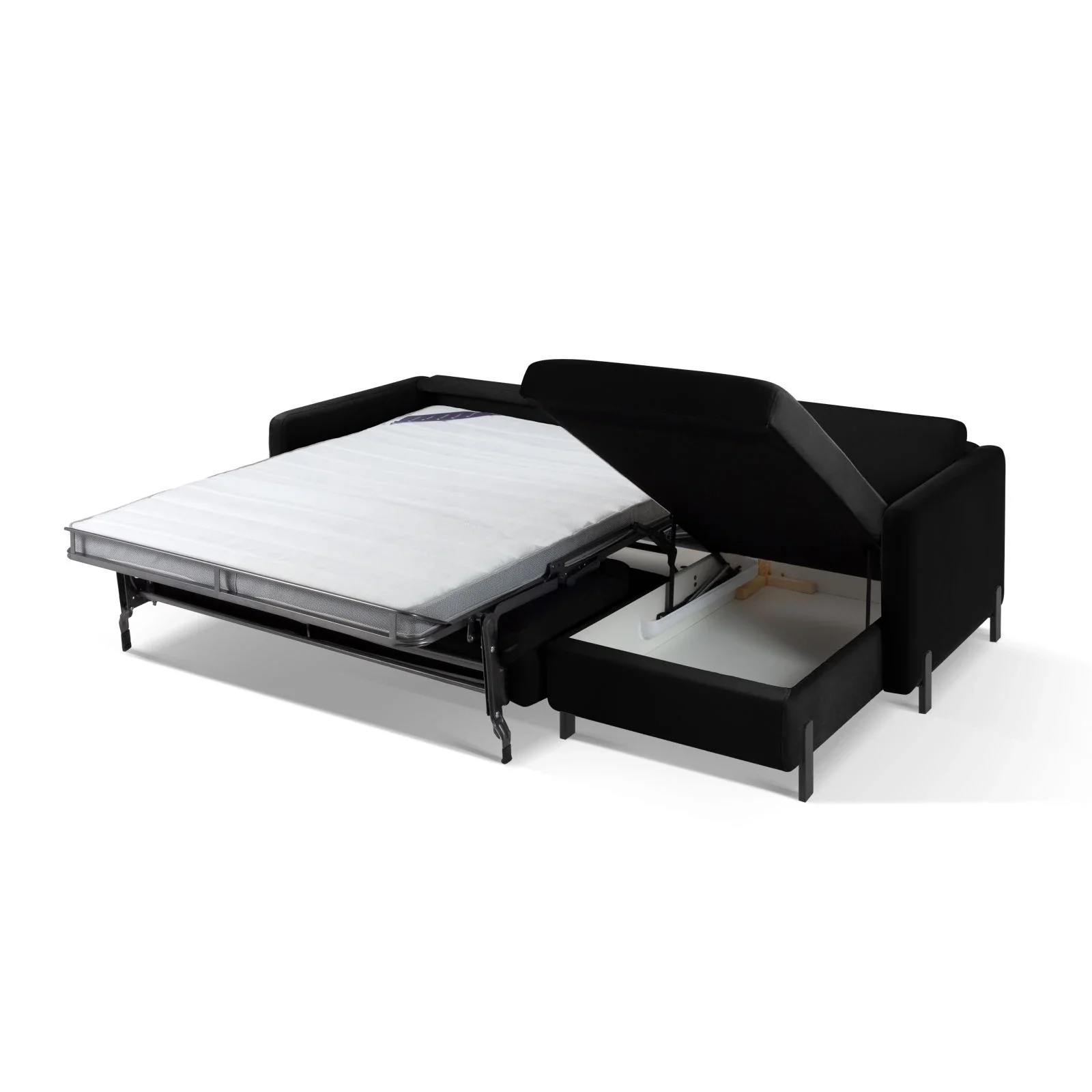 Gloria 4-Sitzer Ecksofa Rechts, ausklappbar, mit Schlaffunktion, mit Bezug aus Samt oder Strukturstoff, 280x170 cm - Image 90