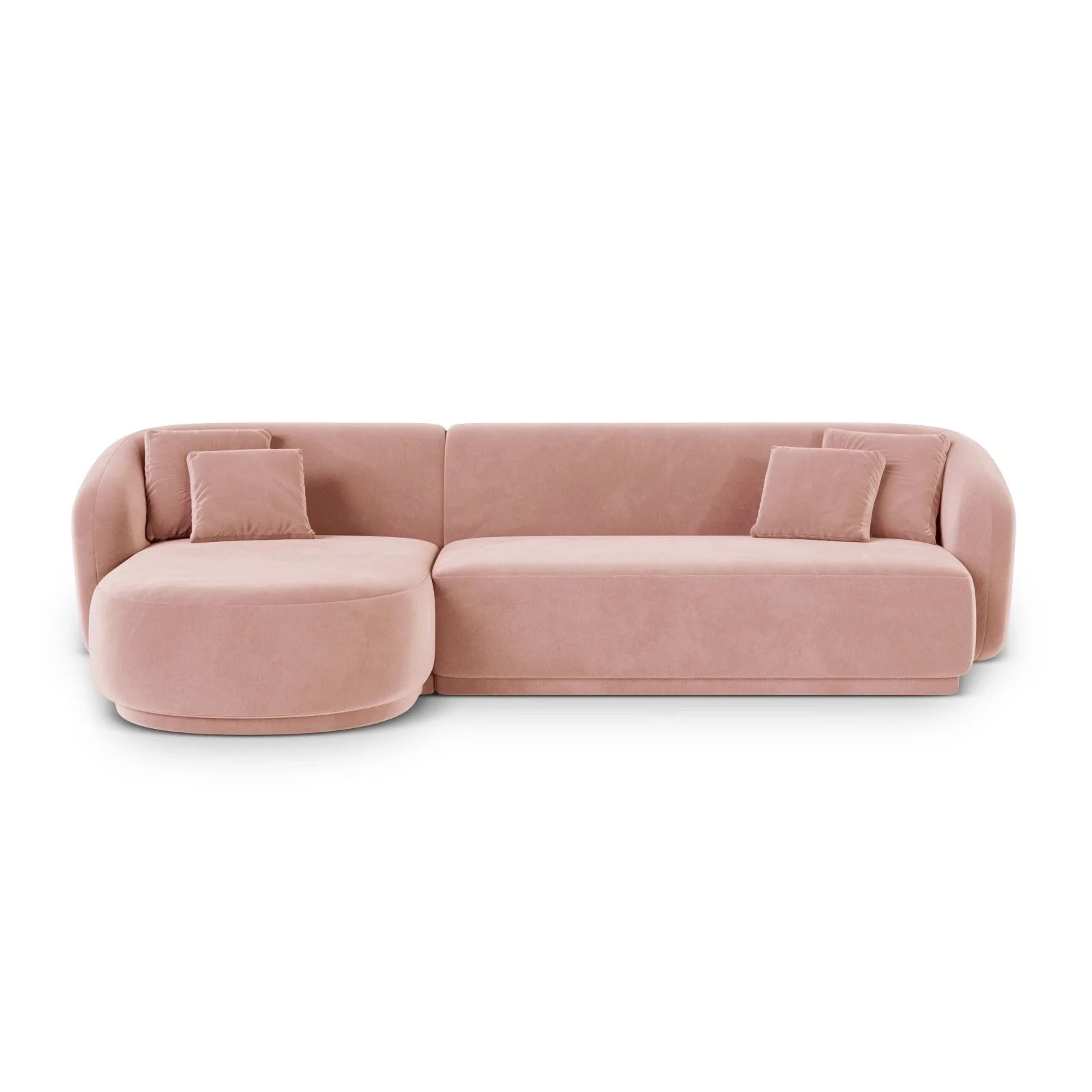 Gomera 4-Sitzer Ecksofa, Linke Seite, aus Samt, 260x155x74 cm - Image 19