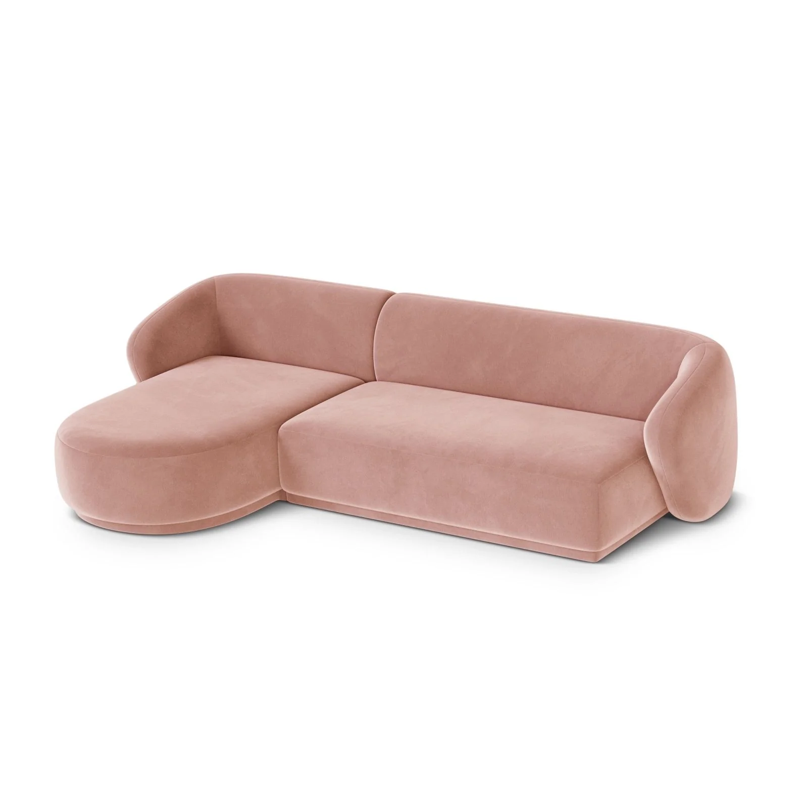 Gomera 4-Sitzer Ecksofa, Linke Seite, aus Samt, 260x155x74 cm - Image 22