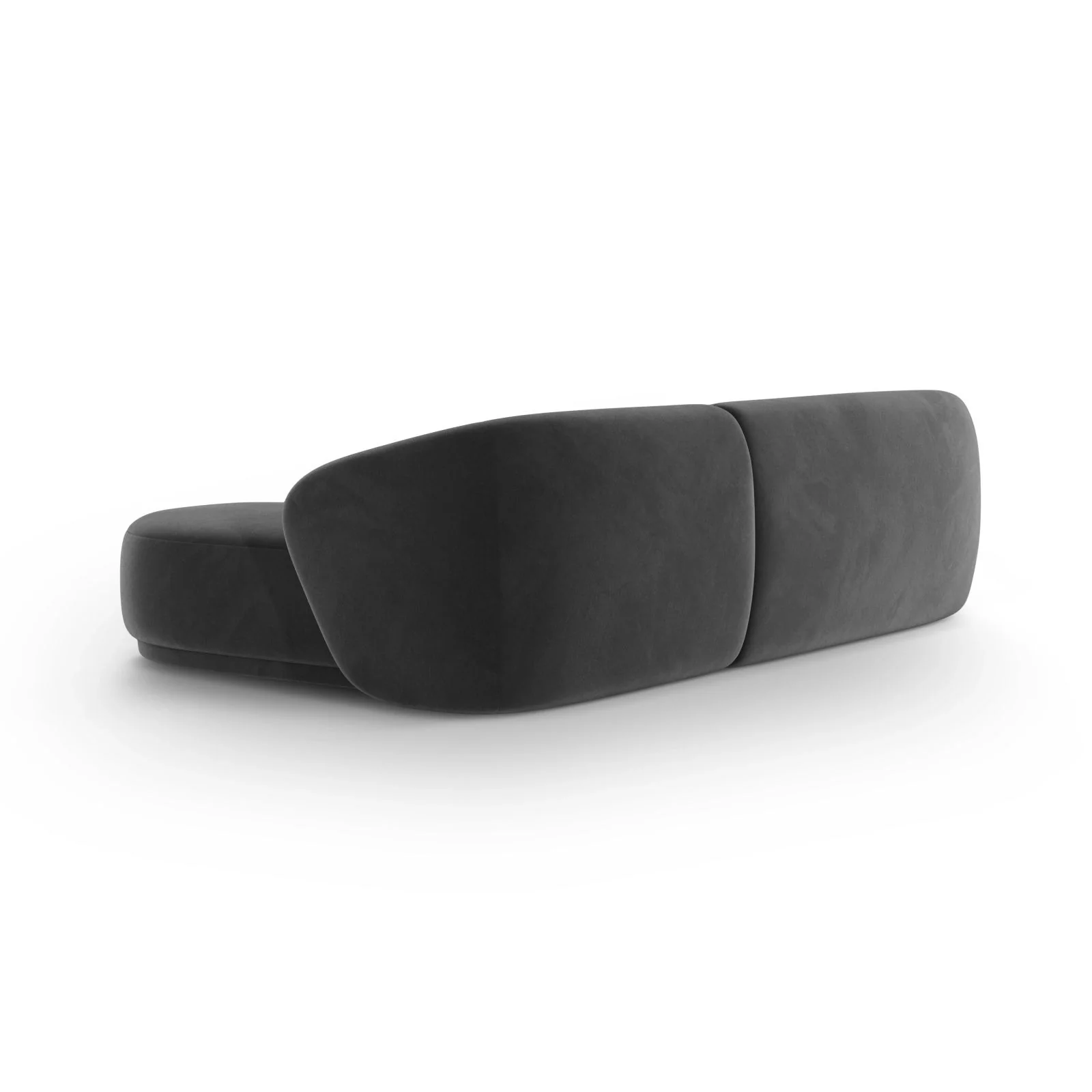 Gomera 4-Sitzer Ecksofa, Linke Seite, aus Samt, 260x155x74 cm - Image 41