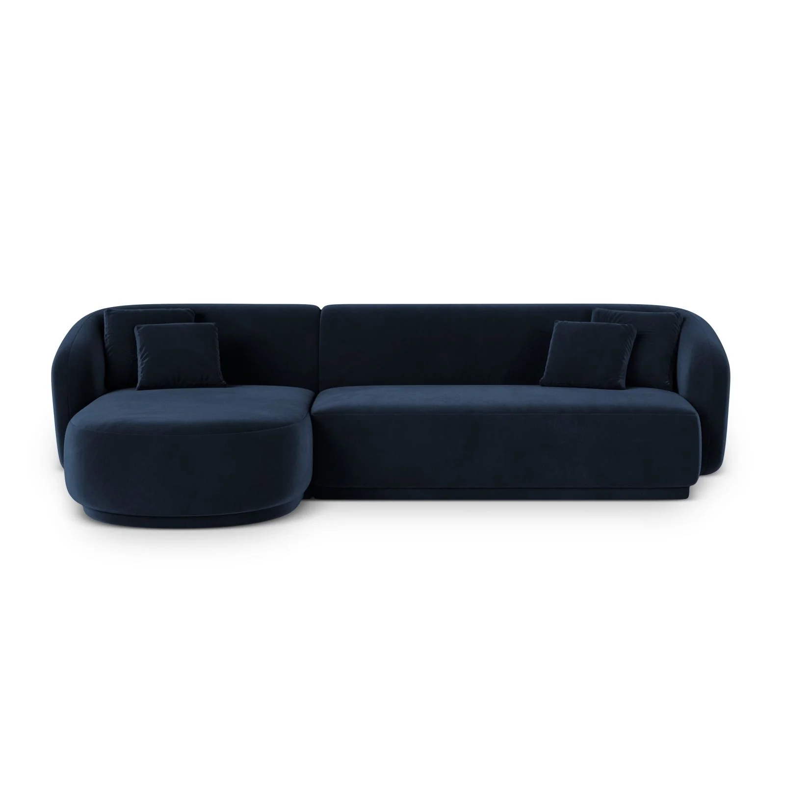 Gomera 4-Sitzer Ecksofa, Linke Seite, aus Samt, 260x155x74 cm - Image 7