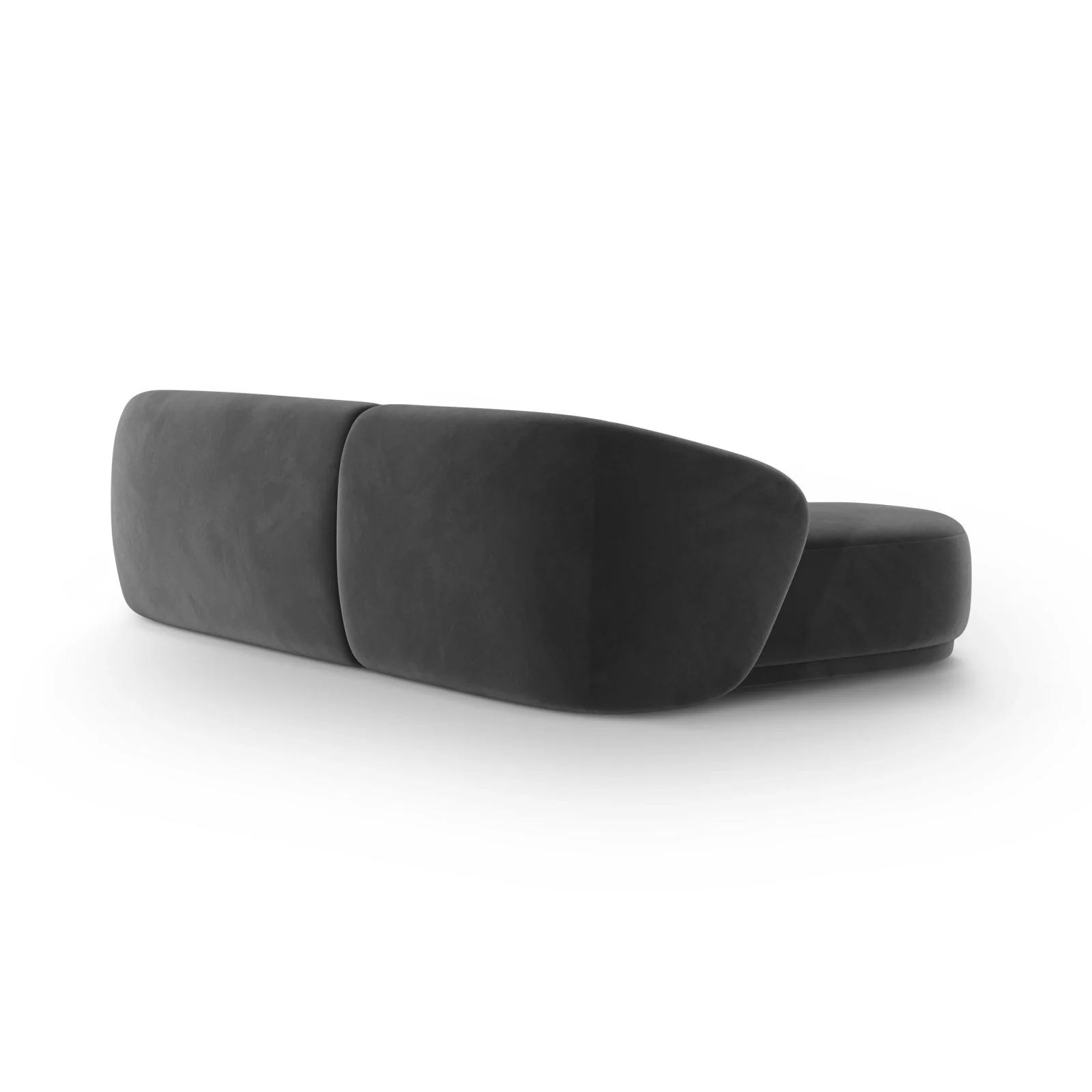 Gomera 4-Sitzer Ecksofa, Rechte Seite, aus Samt, 260x155x74 cm - Image 41