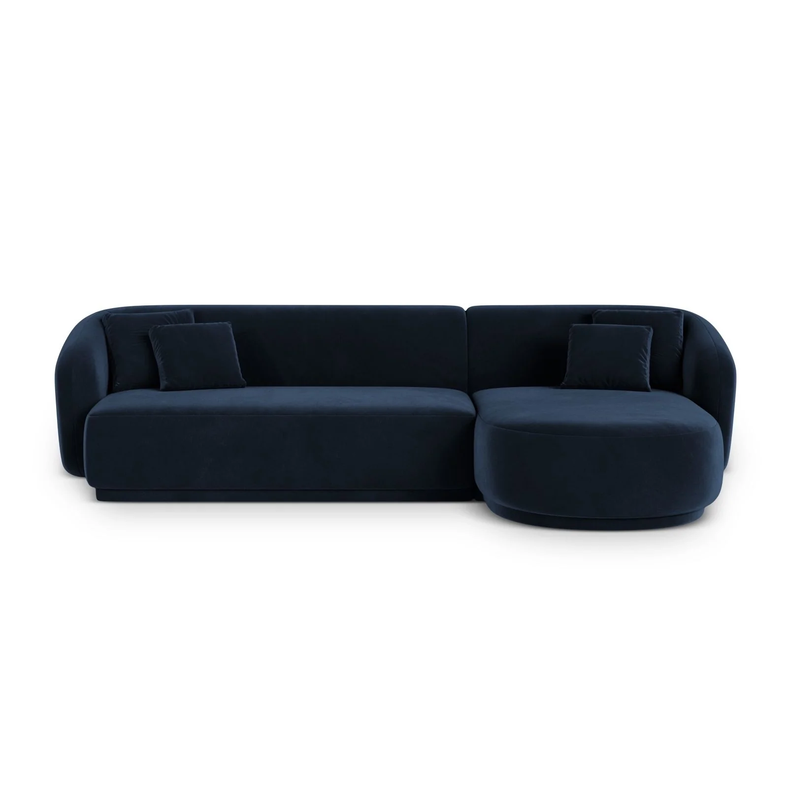 Gomera 4-Sitzer Ecksofa, Rechte Seite, aus Samt, 260x155x74 cm - Image 7