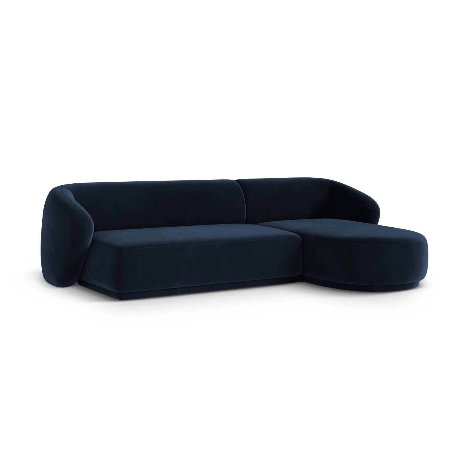 Gomera 4-Sitzer Ecksofa, Rechte Seite, aus Samt, 260x155x74 cm - Image 9